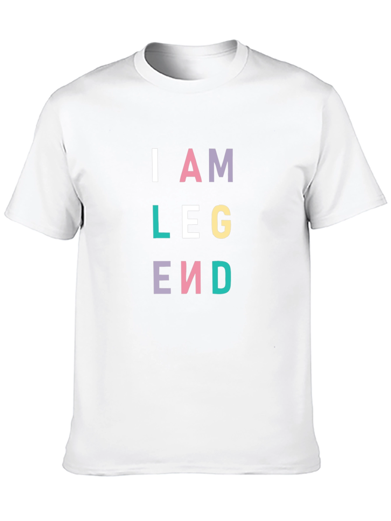 Black I Am Legend Graphic Tee - Stylish & Trendy view 10