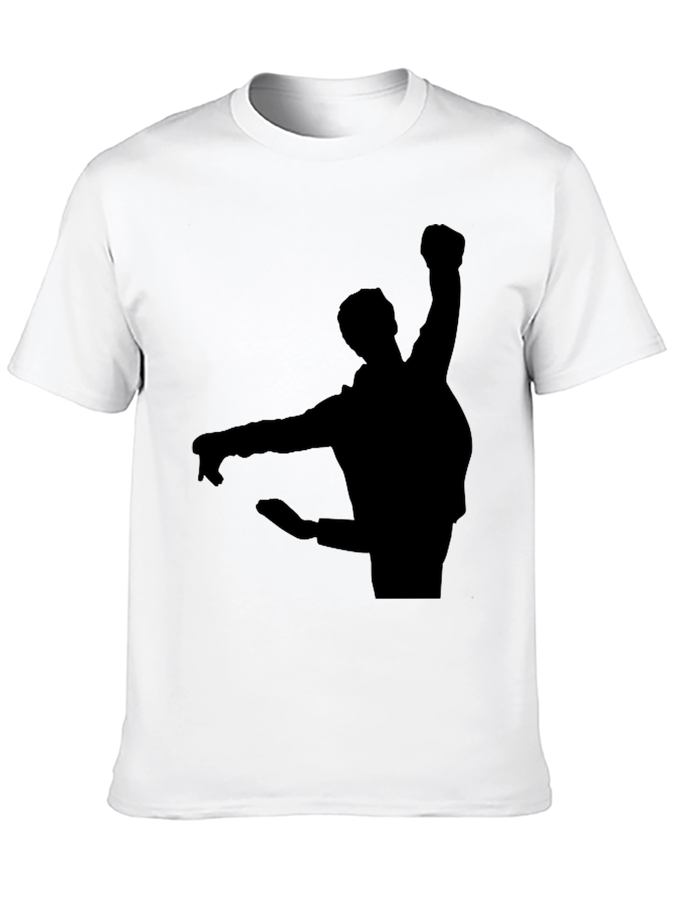 Black Silhouette Graphic T-Shirt - Black view 10