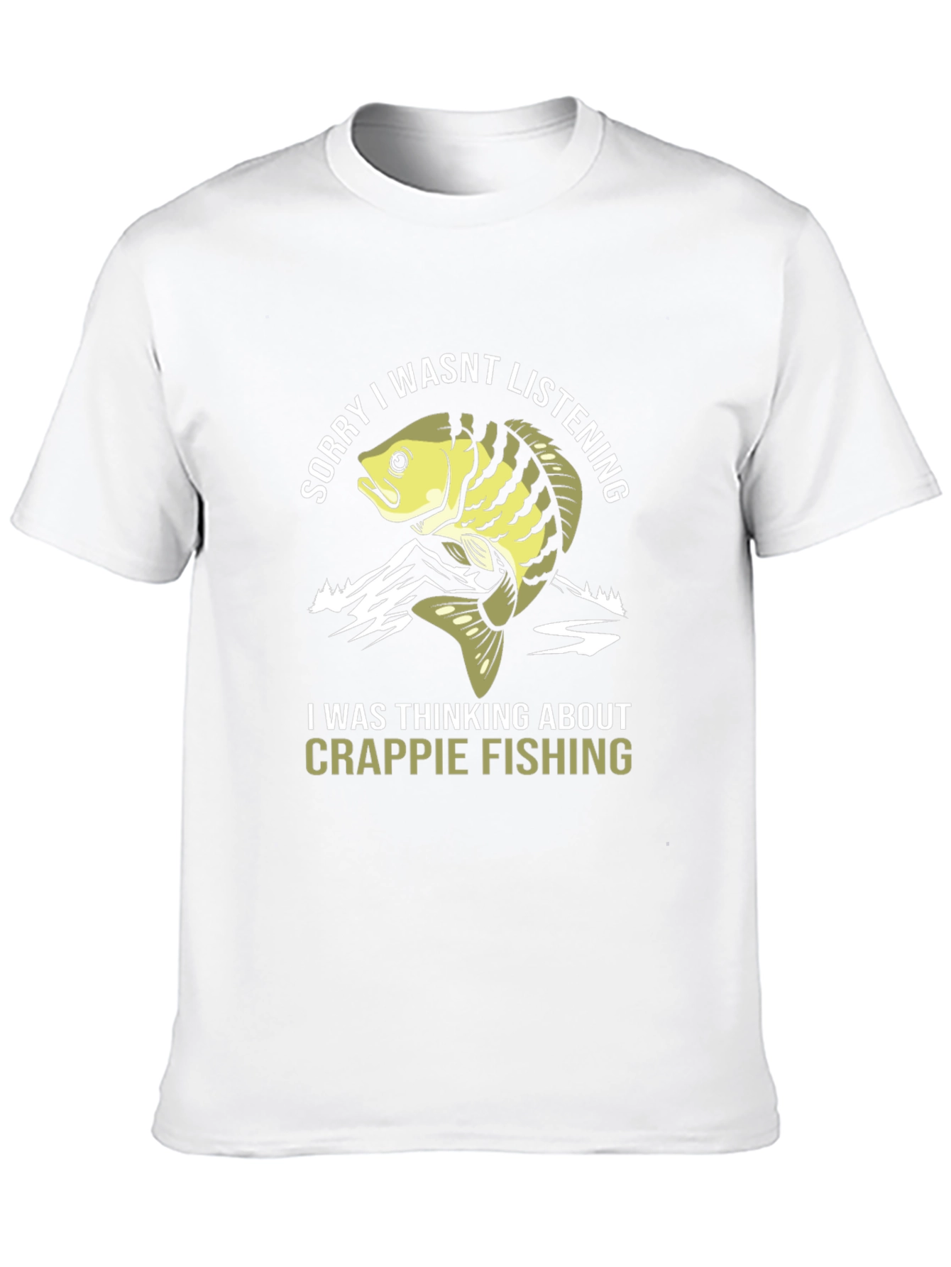 Black Crappie Fishing T-Shirt - Funny Angler Tee view 10
