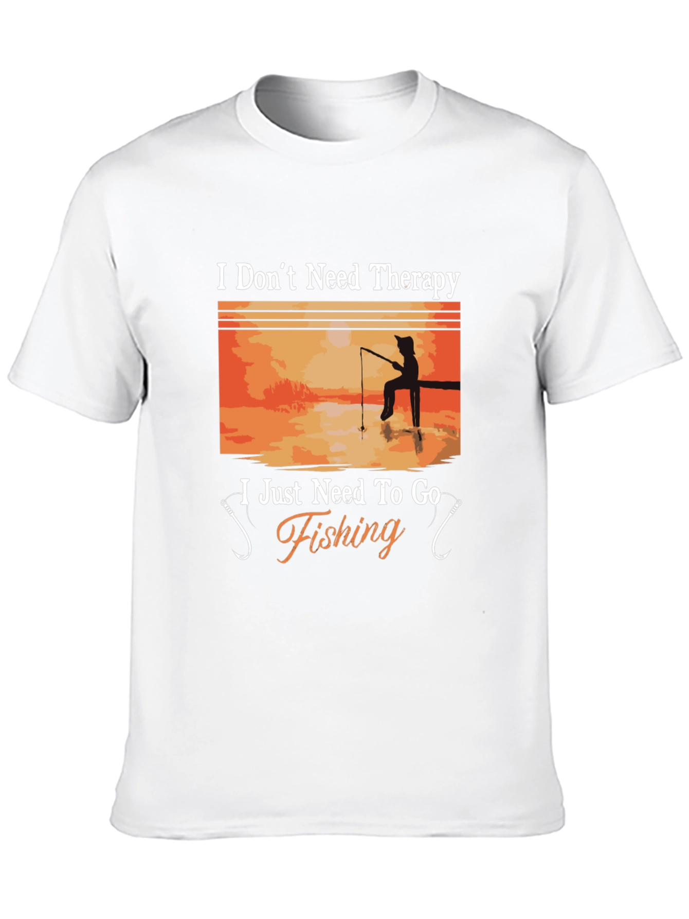 Fishing Therapy T-Shirt - Angler's Humor Tee - 10