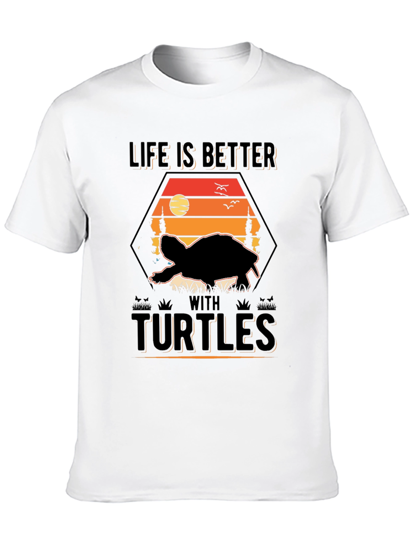 Life Is Better With Turtles Graphic Tee - 10