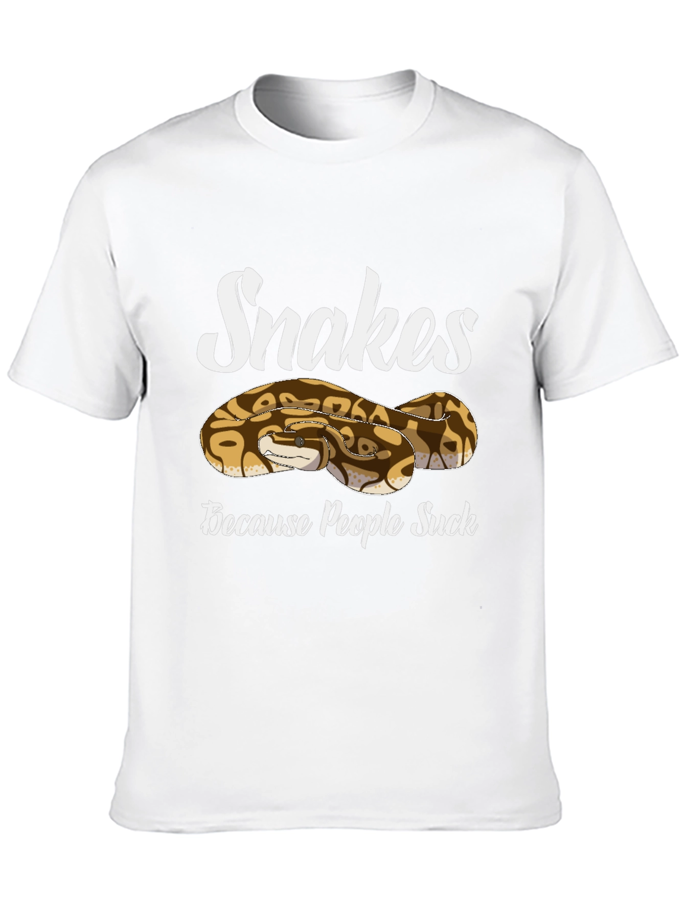 Black Snakes Because People Suck T-Shirt view 10