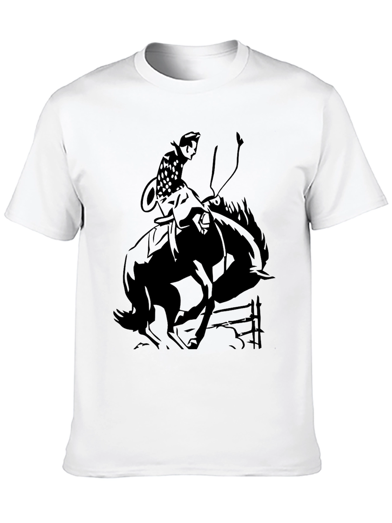 Black Black Rodeo Rider Graphic Tee view 10