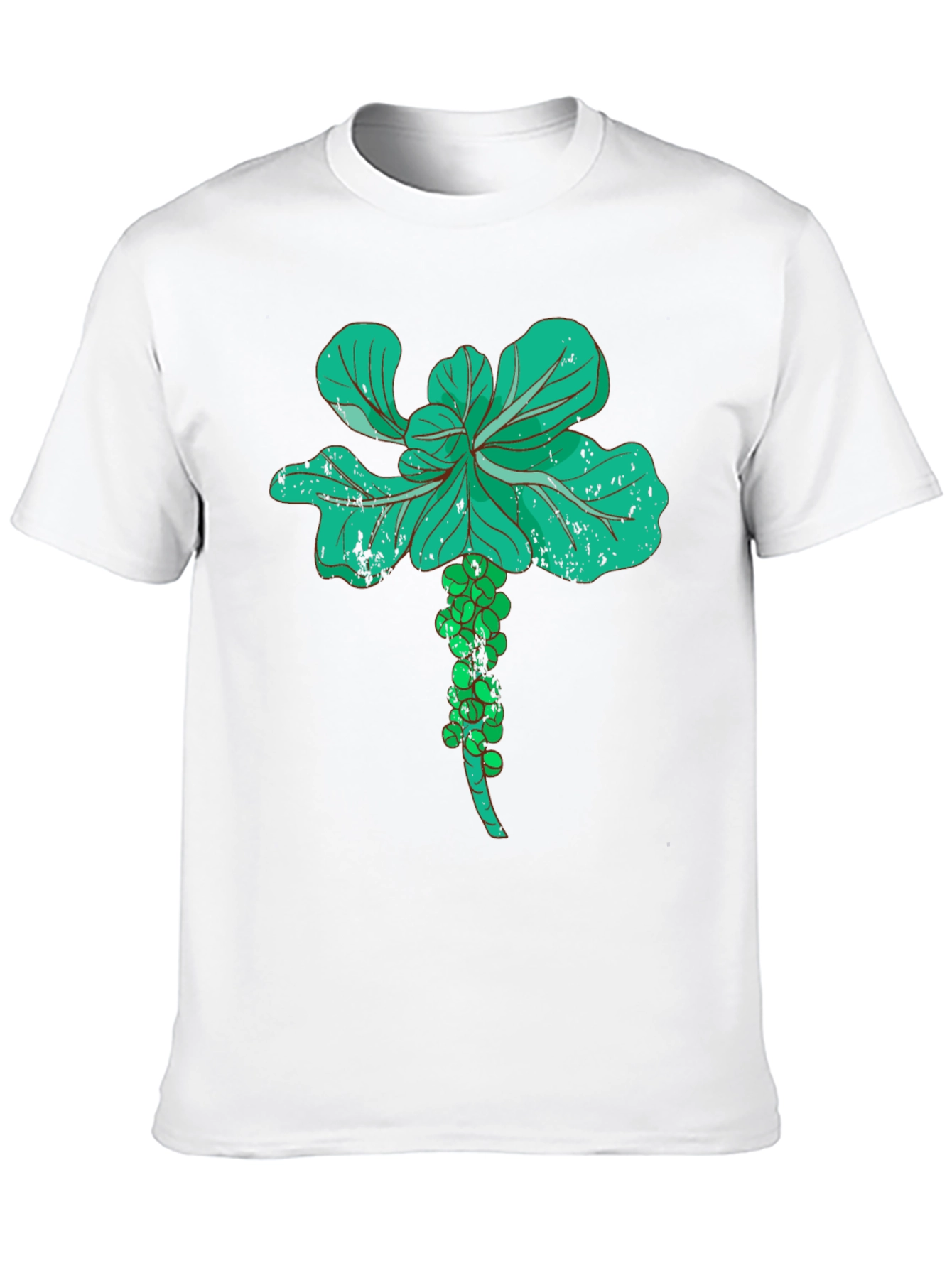 Black Brussels Sprouts Graphic Tee - Vegetable Lover's Black T-Shirt view 10