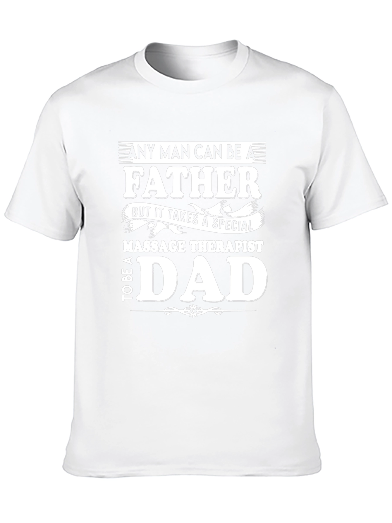 Black Massage Therapist Dad T-Shirt, Father's Day Gift view 10