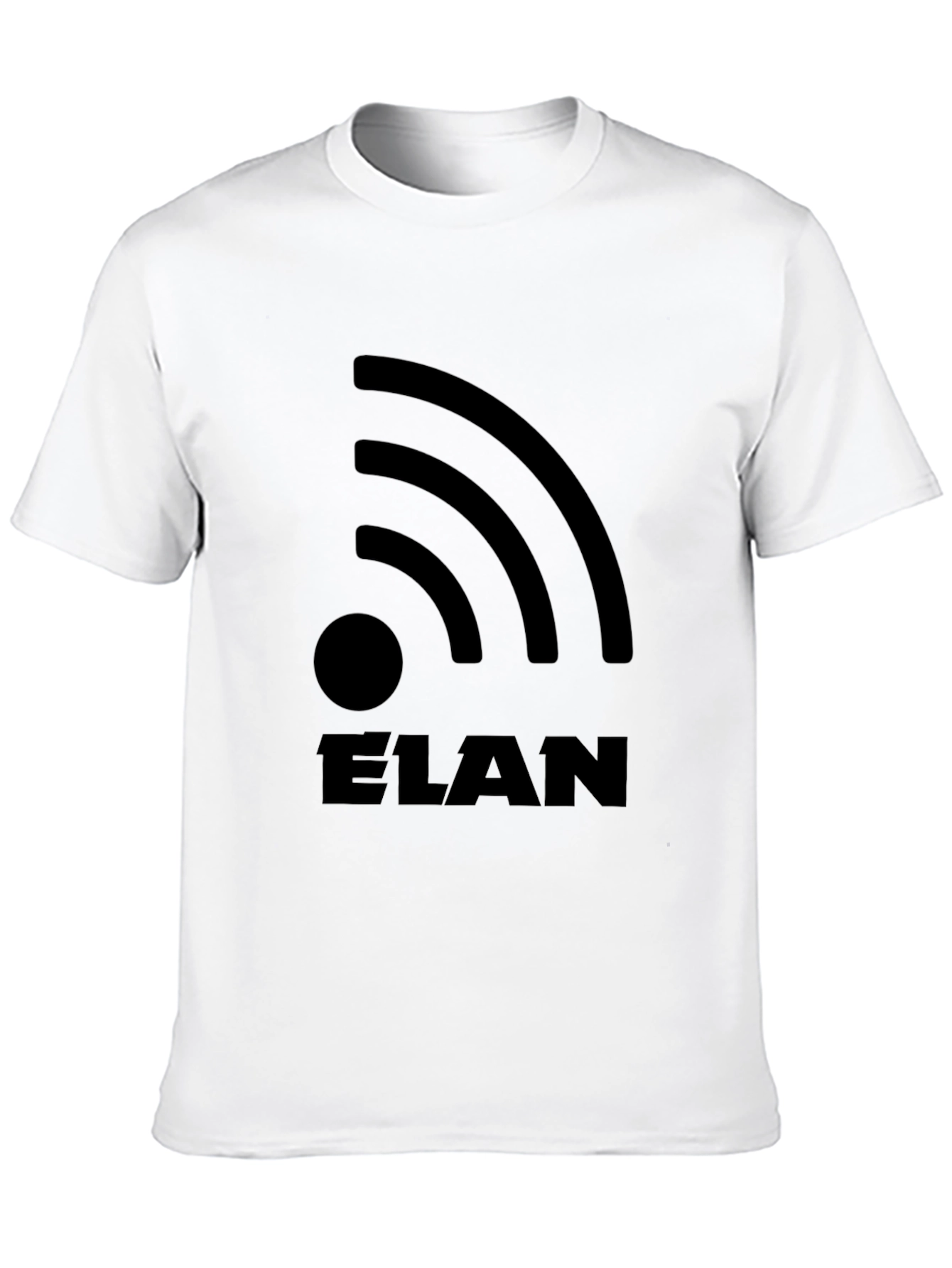 Black Elan WiFi Signal Graphic Tee - Black view 10