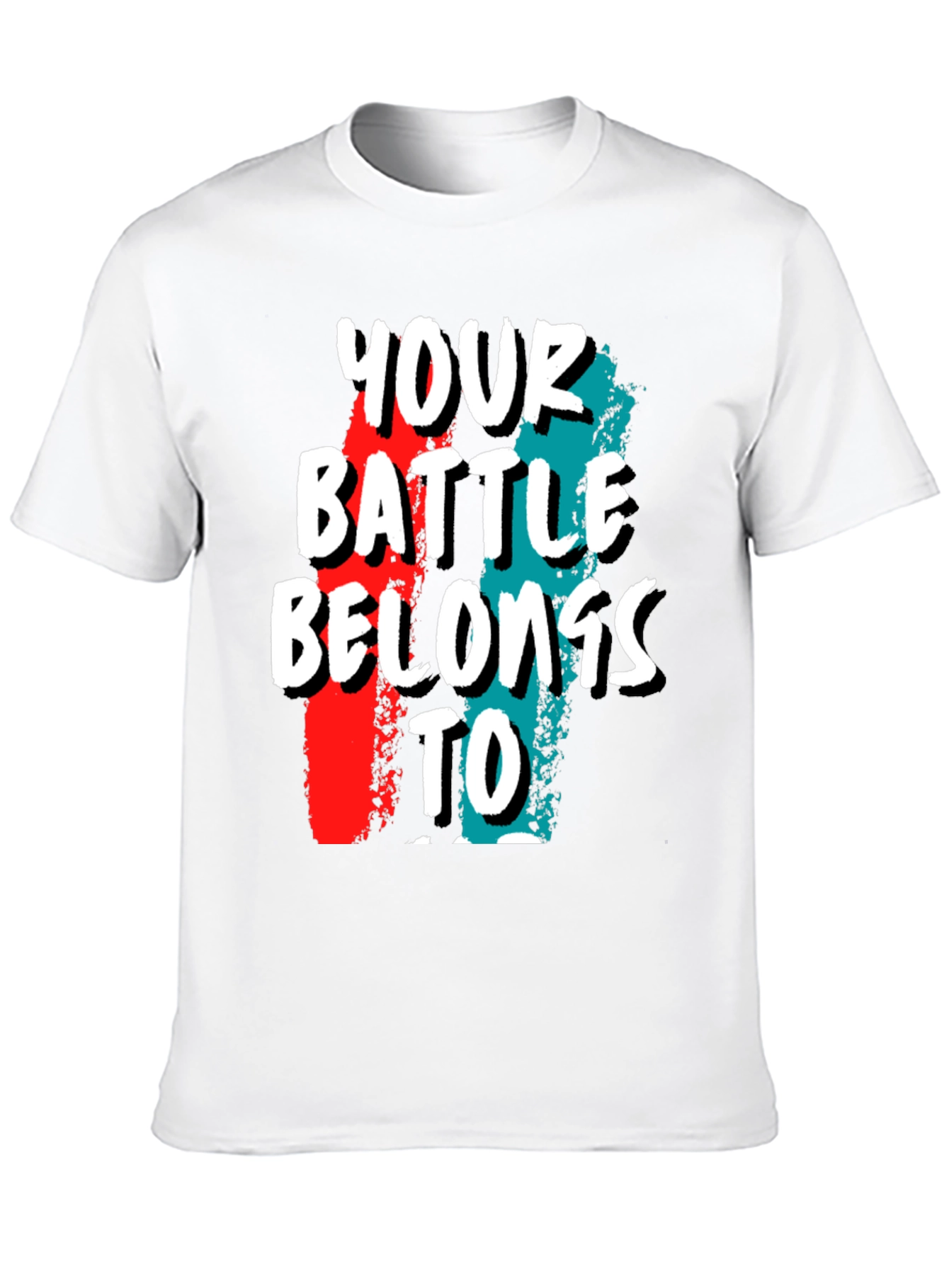 Black Your Battle Belongs To T-Shirt view 10