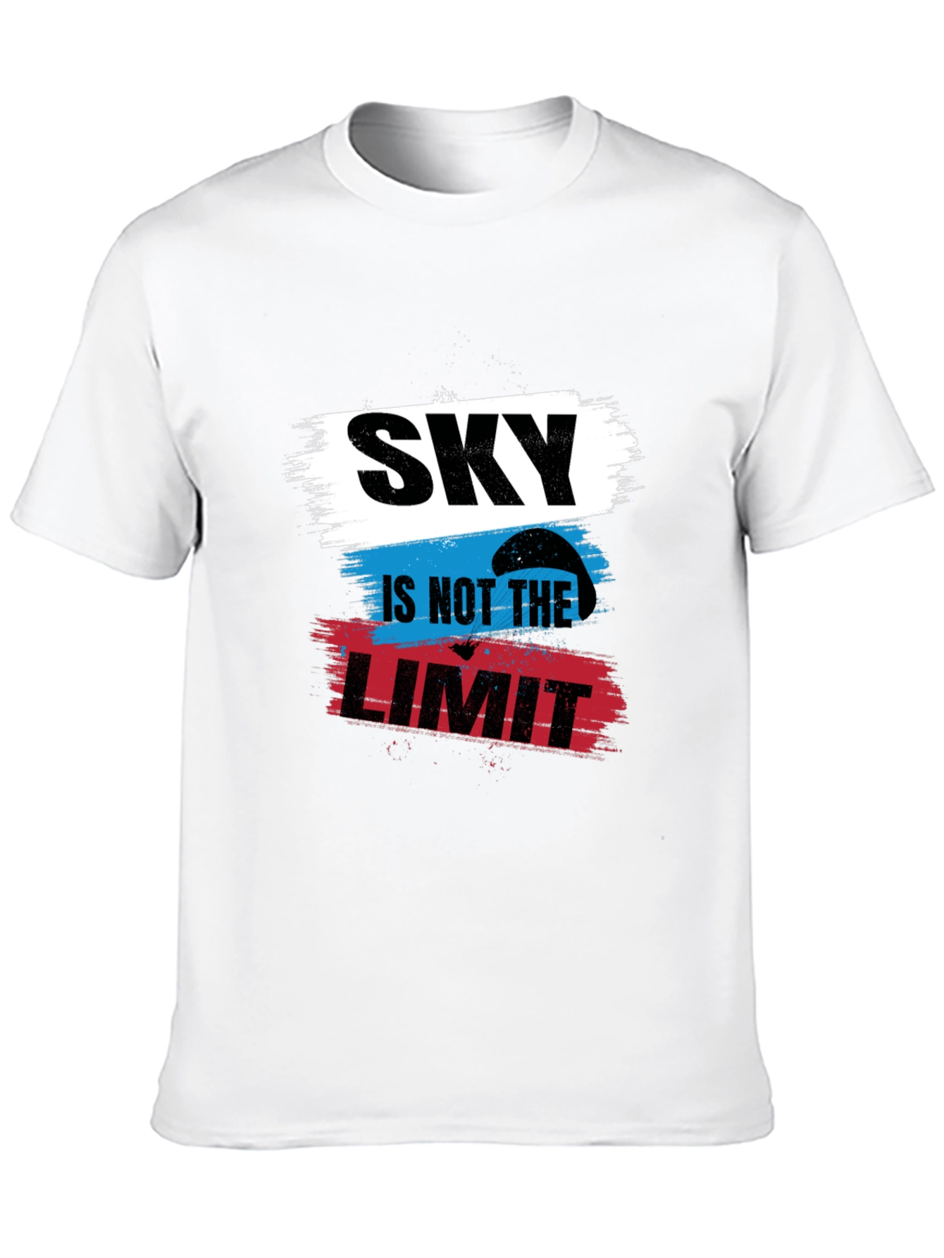 Black Sky Is Not The Limit Black T-Shirt view 10