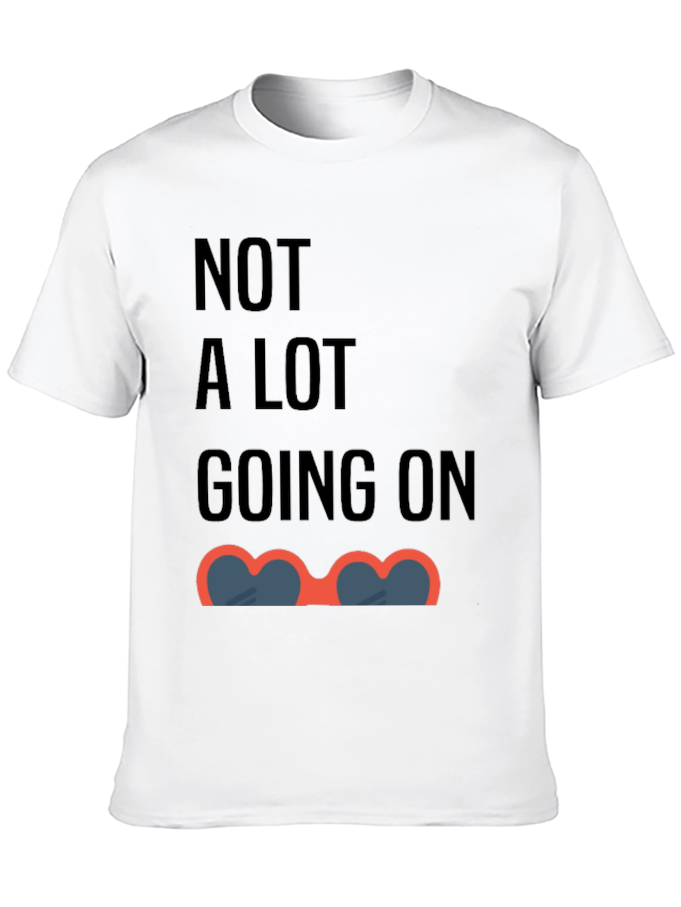 Black Funny 'Not A Lot Going On' Graphic Tee view 10