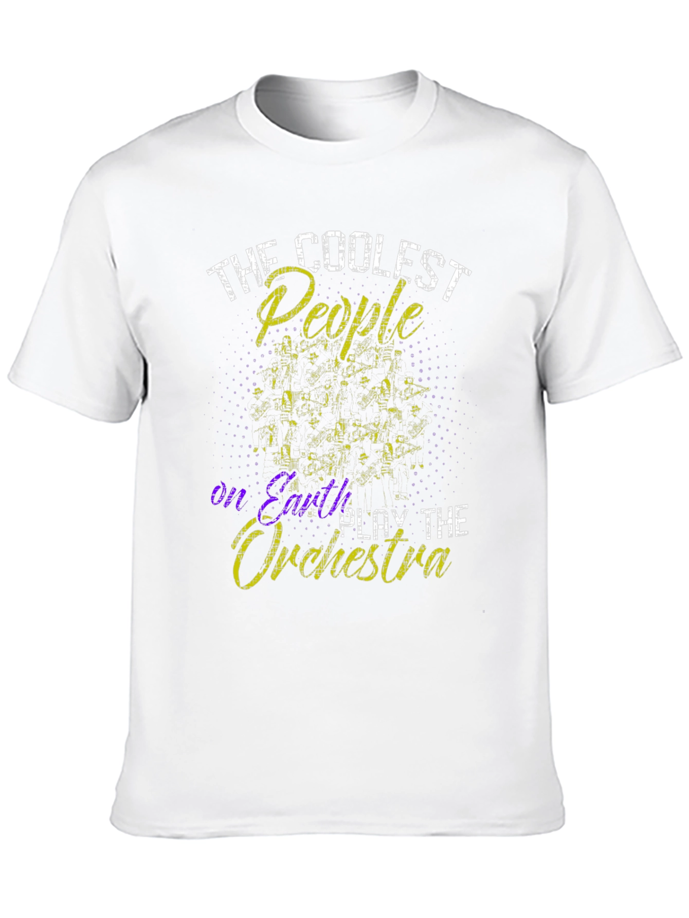 Black Coolest People Orchestra Black T-Shirt view 10