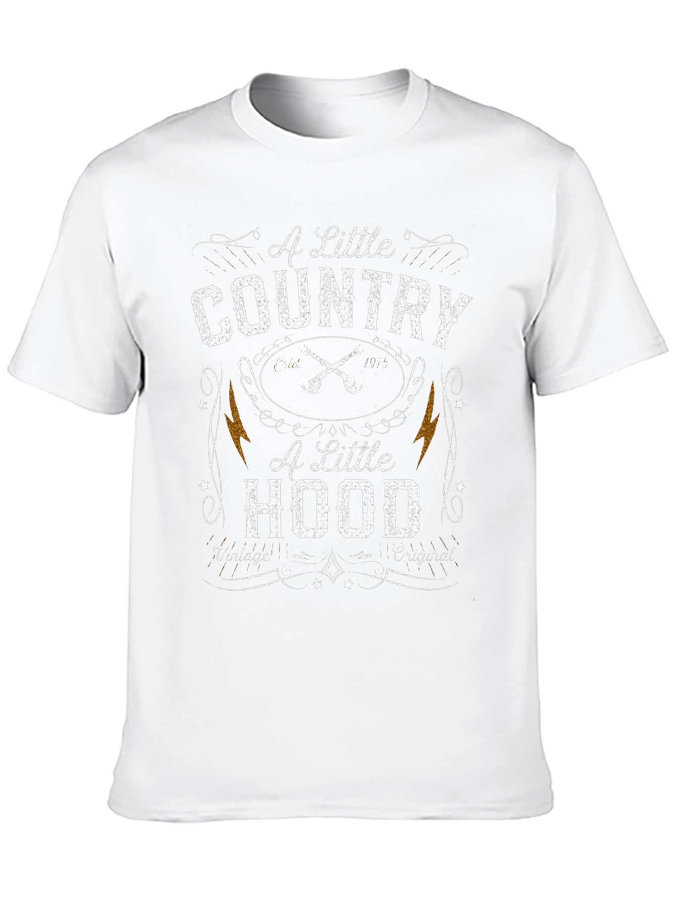 Black Country Hood T-Shirt - Vintage Graphic Tee view 10