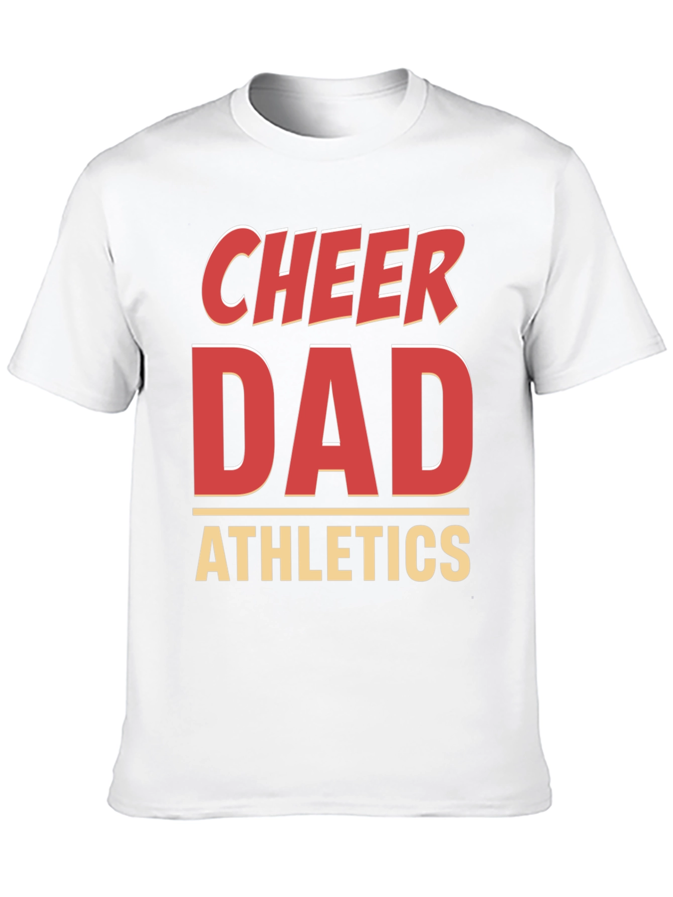 Black Cheer Dad Athletics Graphic T-Shirt view 10