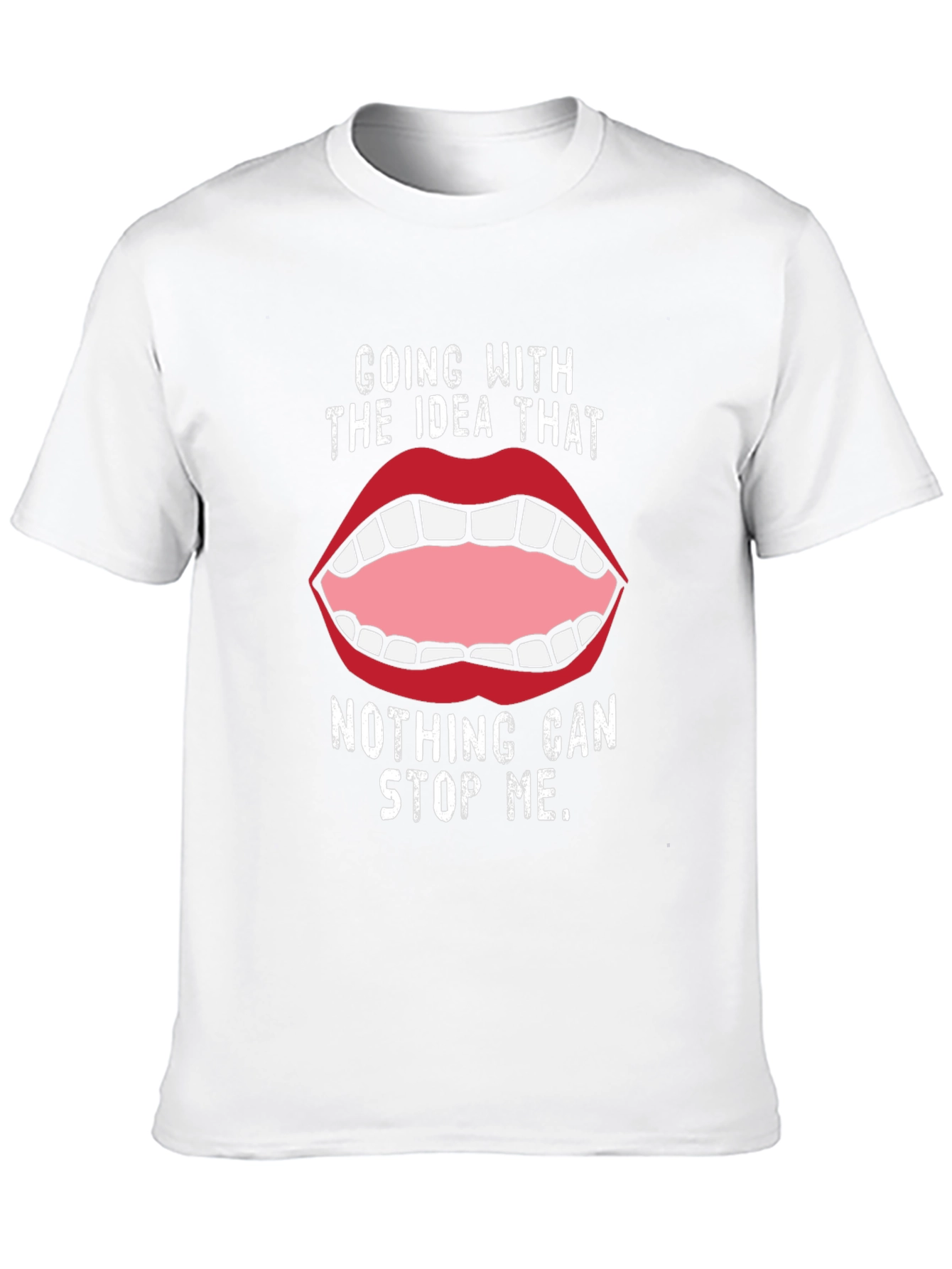 Black Bold Statement Tee: Going With the Idea That... view 10