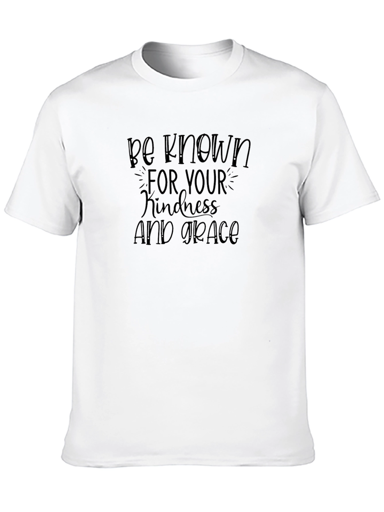 Black Kindness & Grace Black Graphic Tee view 10