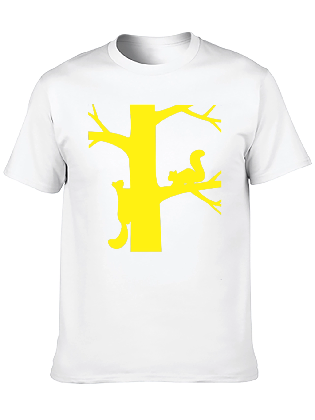 Black Squirrel Tree Black T-Shirt view 10