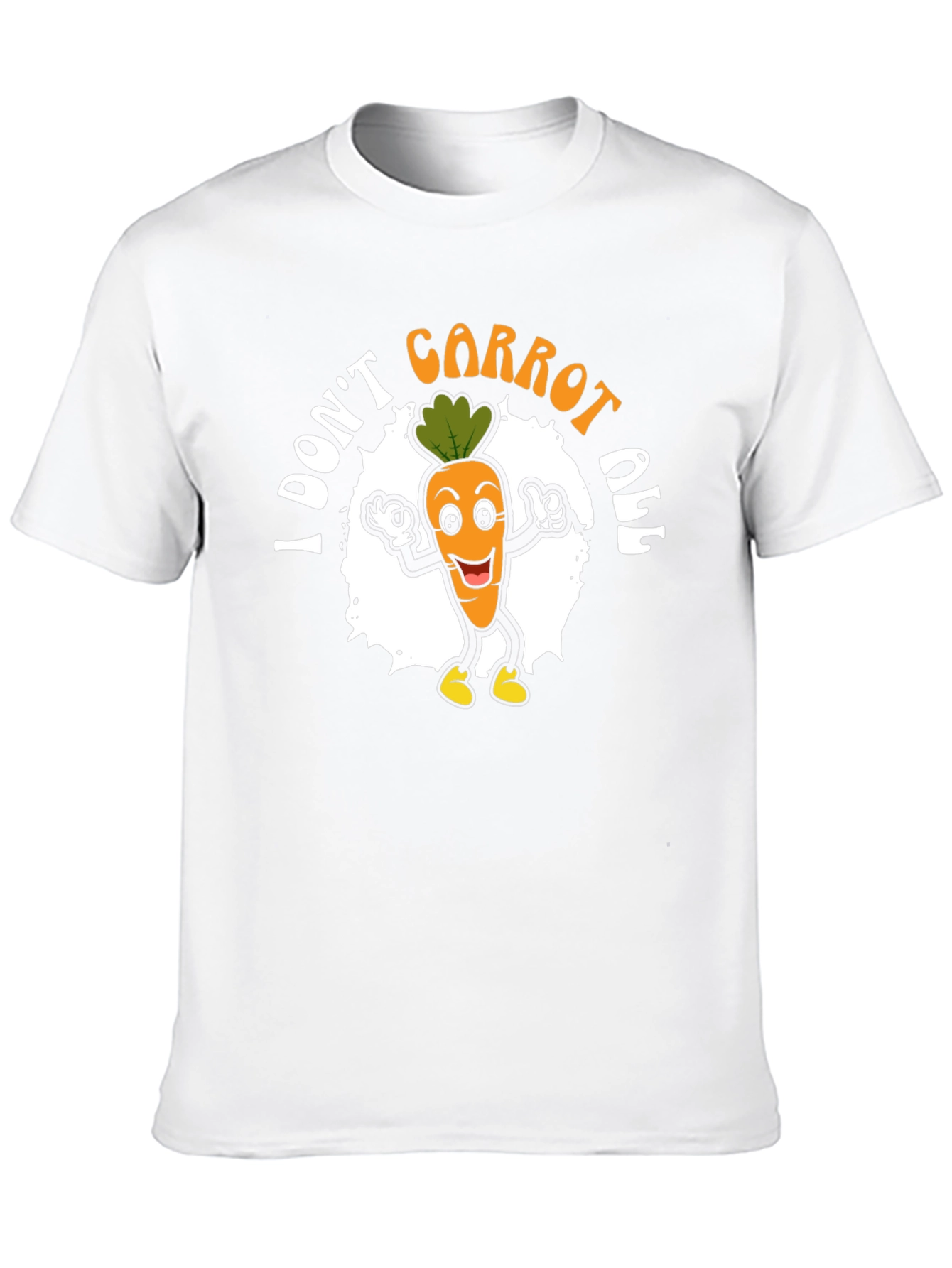 Black I Don't Carrot All T-Shirt view 10