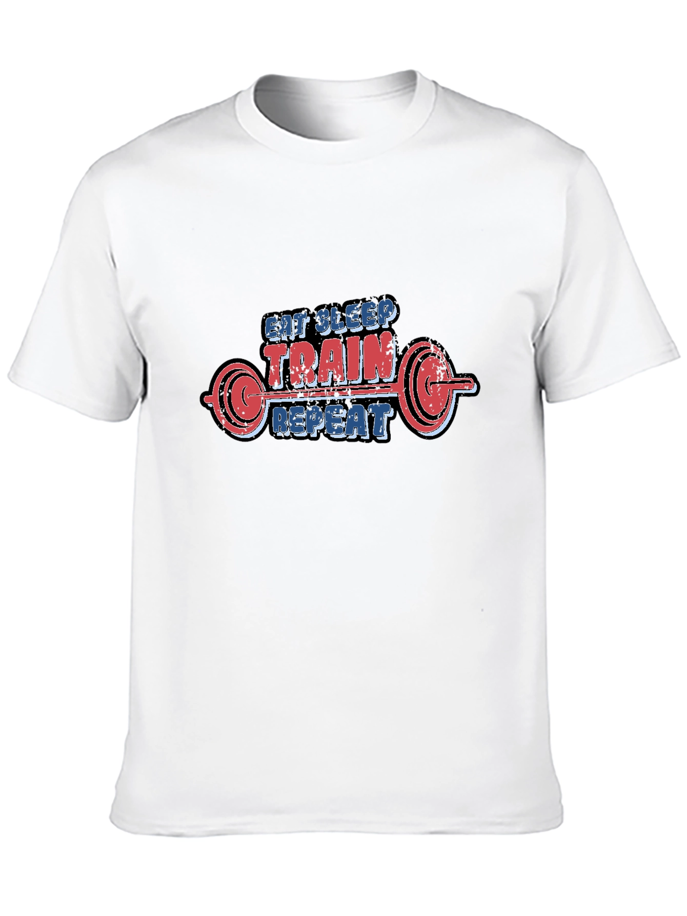 Eat Sleep Train Repeat Graphic T-Shirt - 10