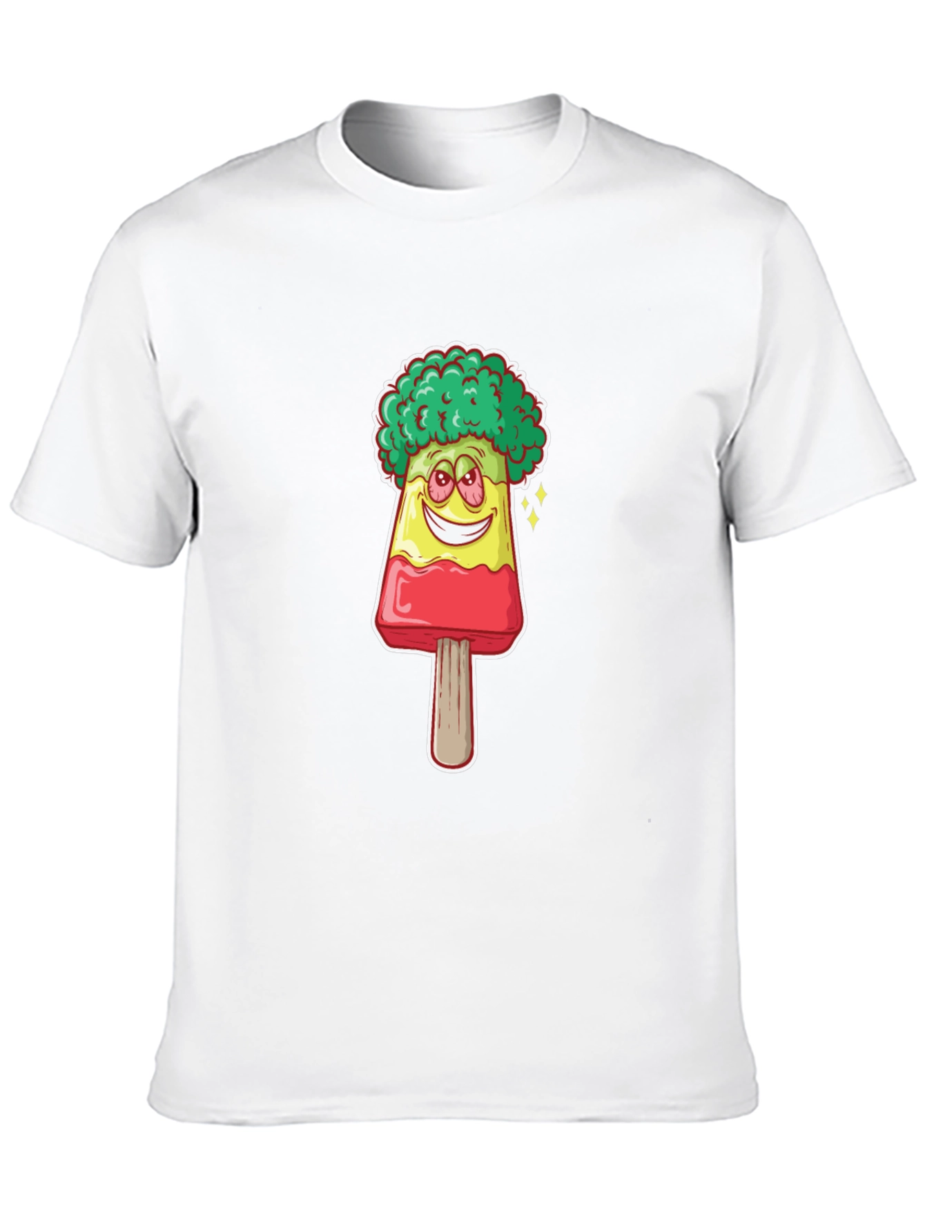 Black Novelty Popsicle Character T-Shirt view 10