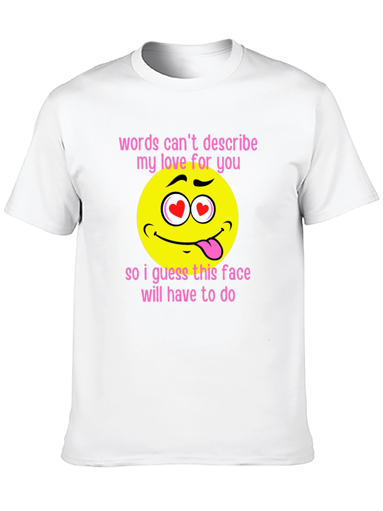 Black Love Emoji T-Shirt - Words Can't Describe My Love! view 10