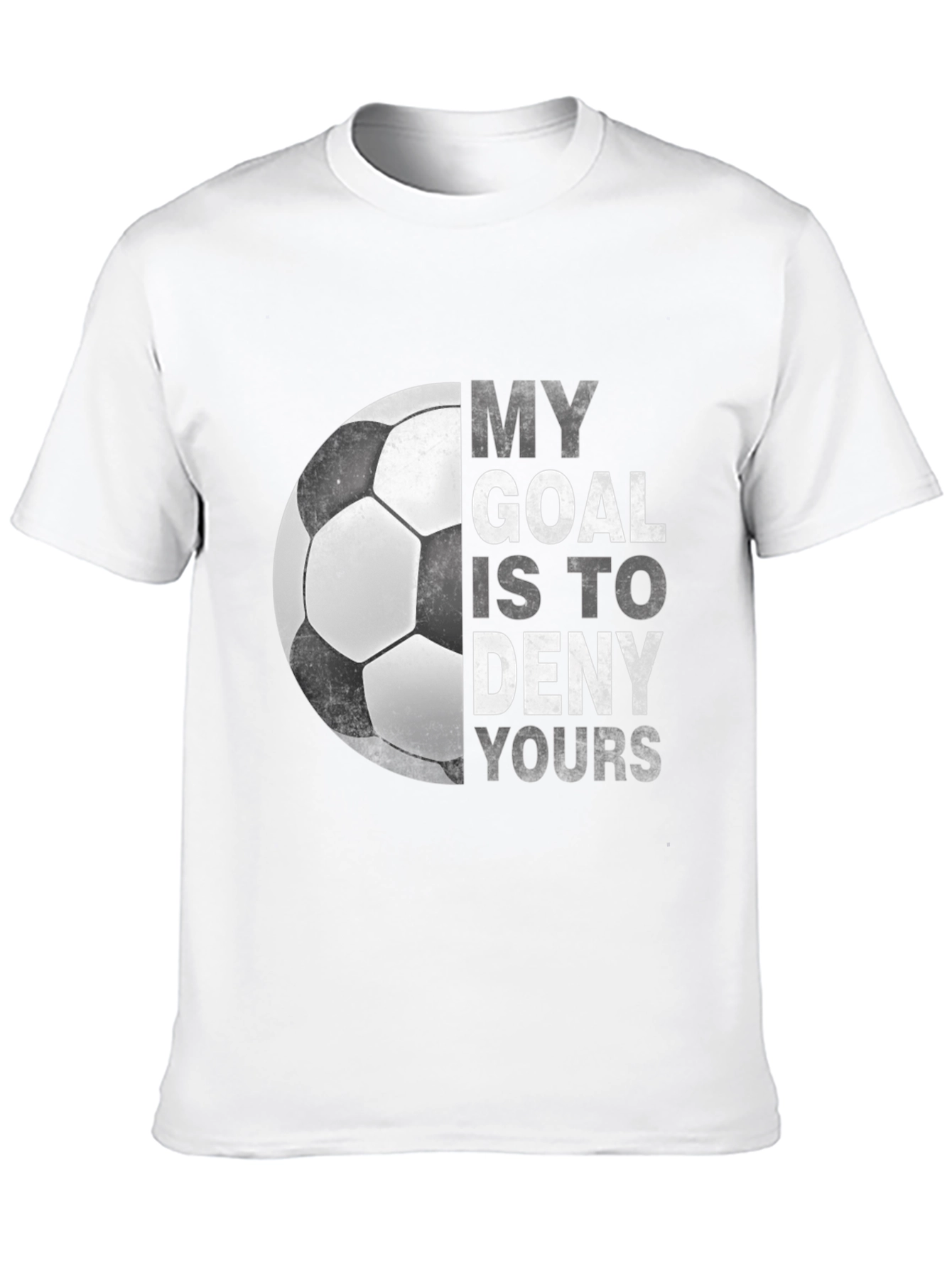Black My Goal Soccer Graphic Tee - Black view 10