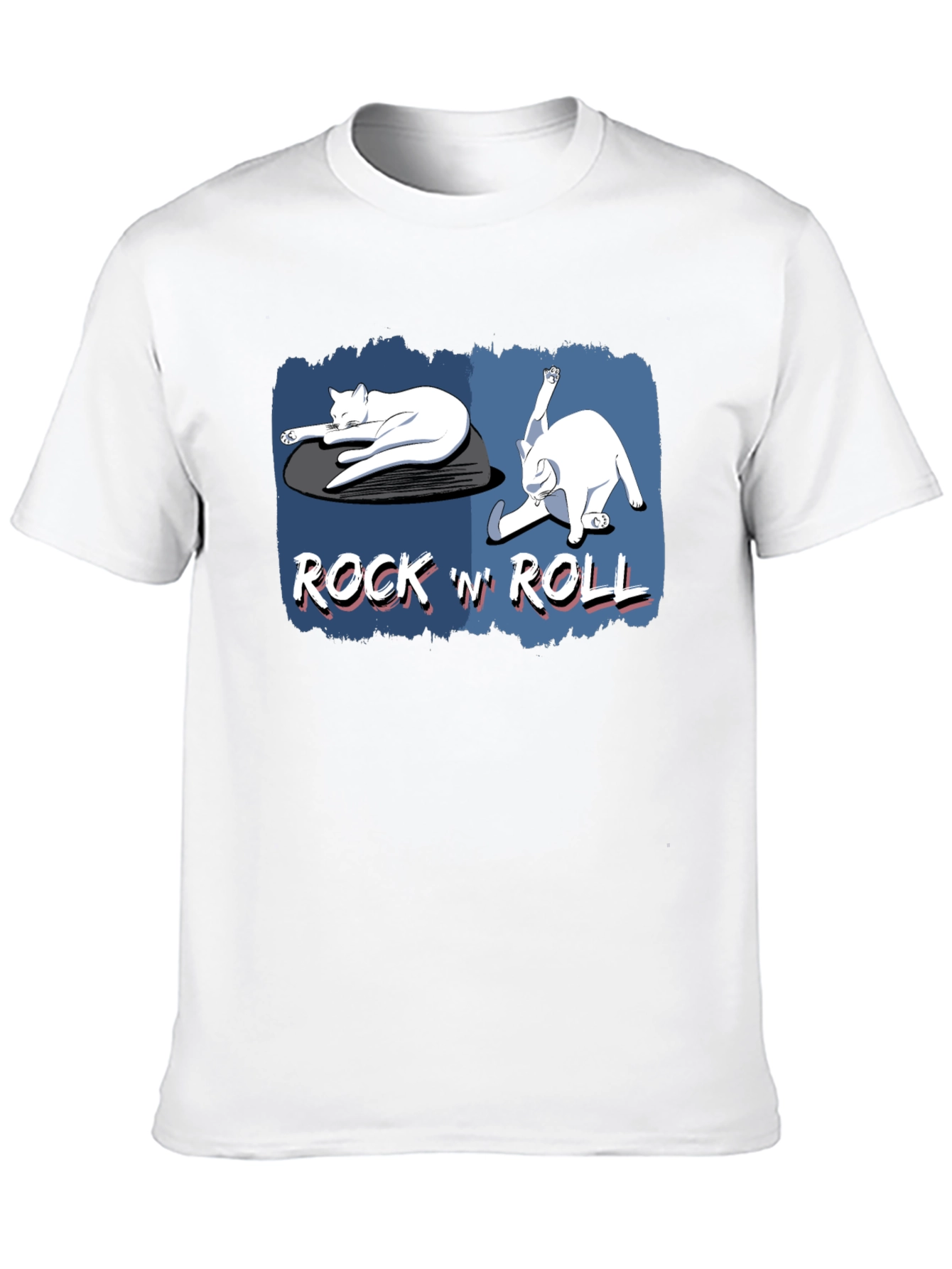 Black Rock 'N' Roll Cat Graphic Tee view 10