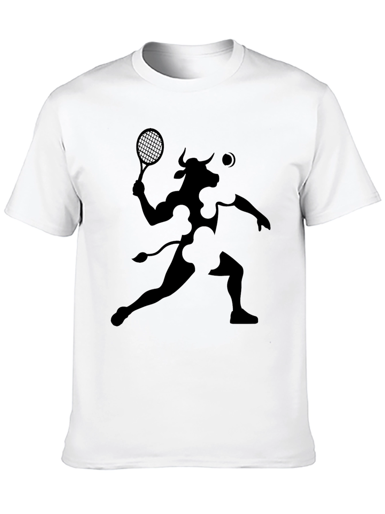 Black Tennis Bull Black T-Shirt view 10