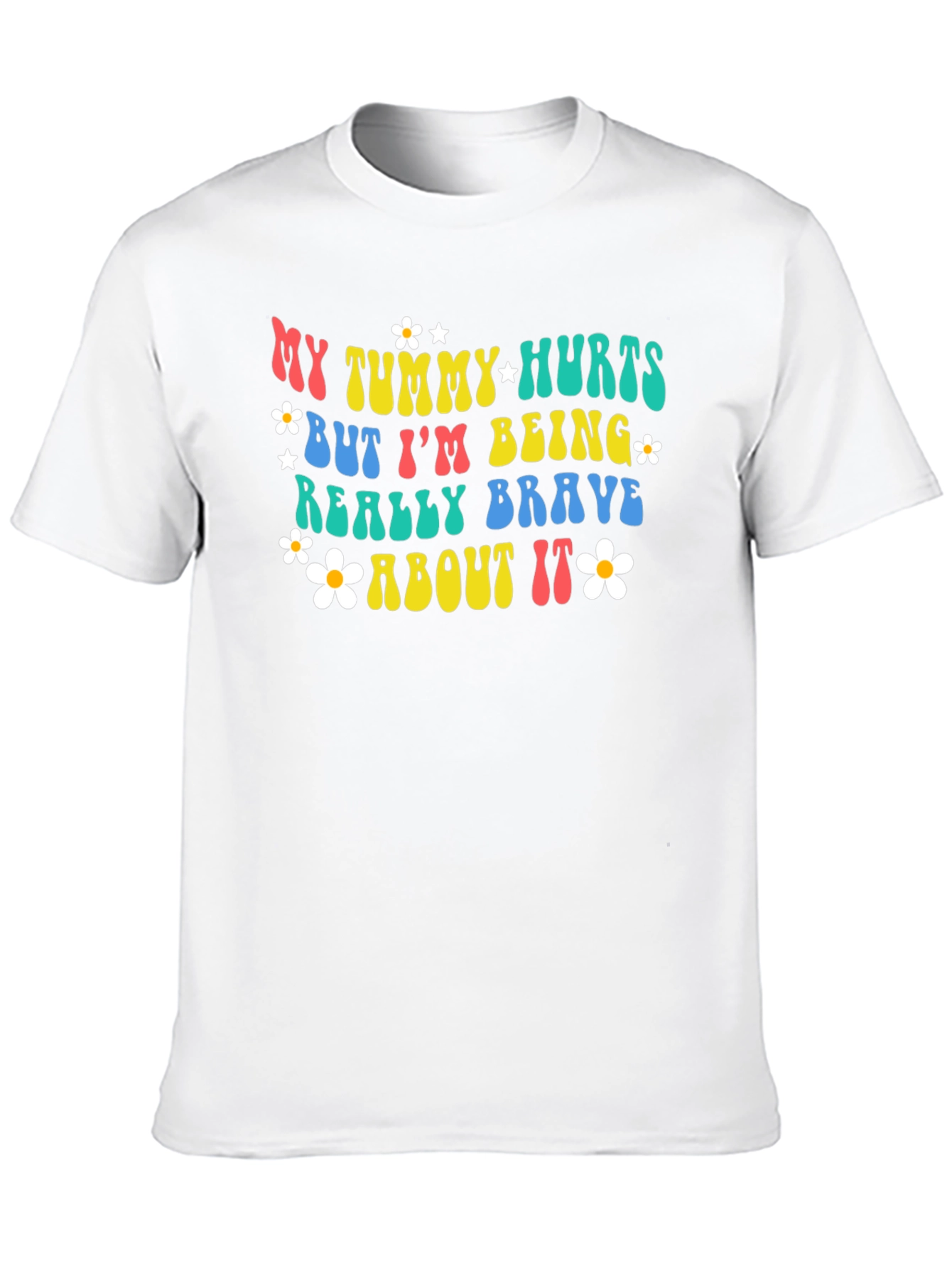 Black My Tummy Hurts Funny Graphic Tee view 10