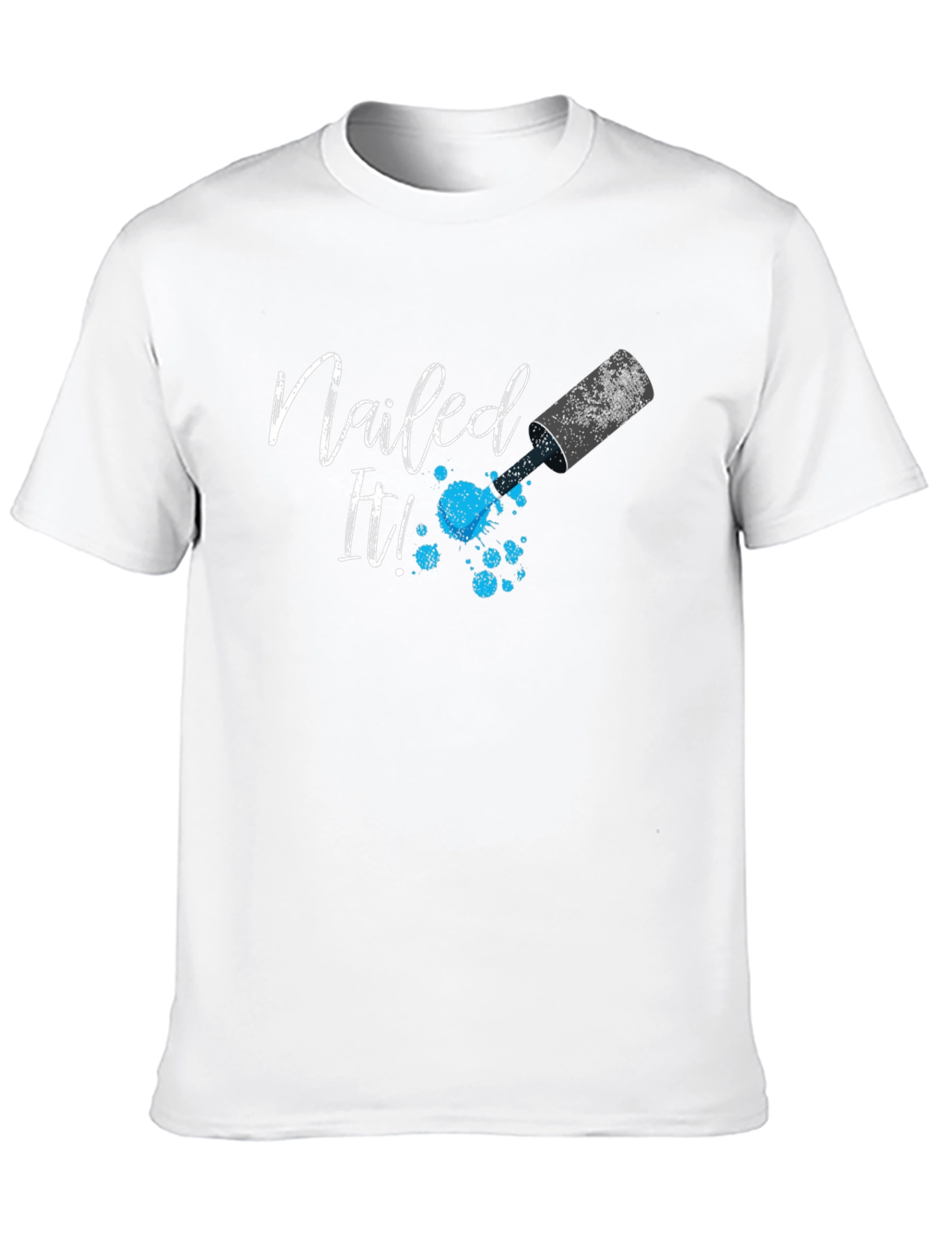 Black Nailed It T-Shirt Nail Polish Fashion Tee view 10