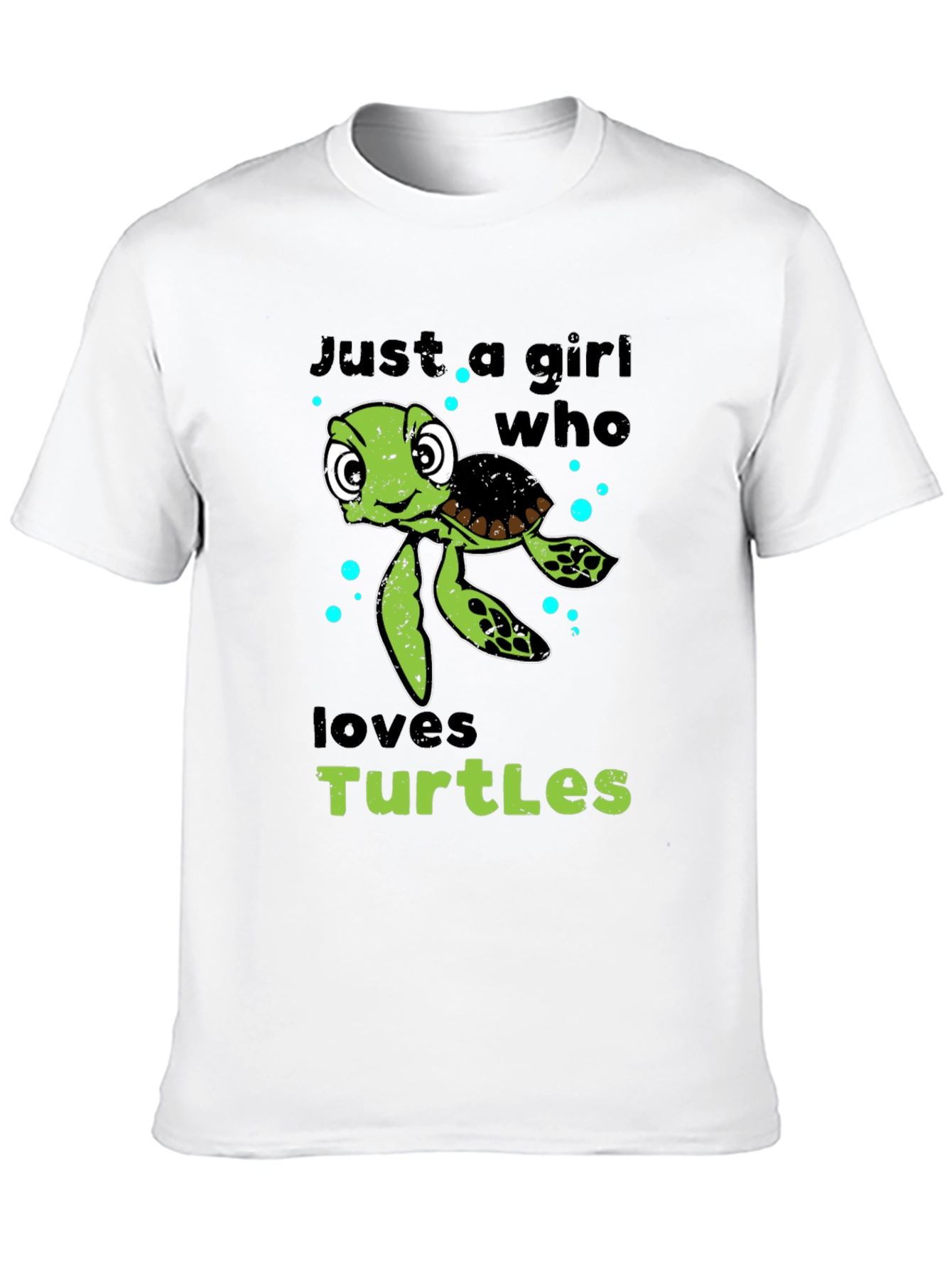 Black Girl Who Loves Turtles T-Shirt view 10
