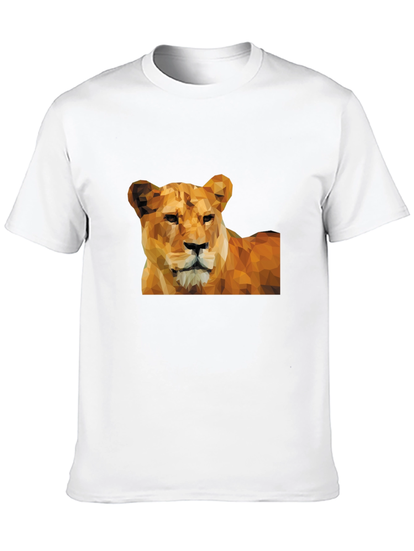 Black Lioness Graphic Print Black T-Shirt view 10