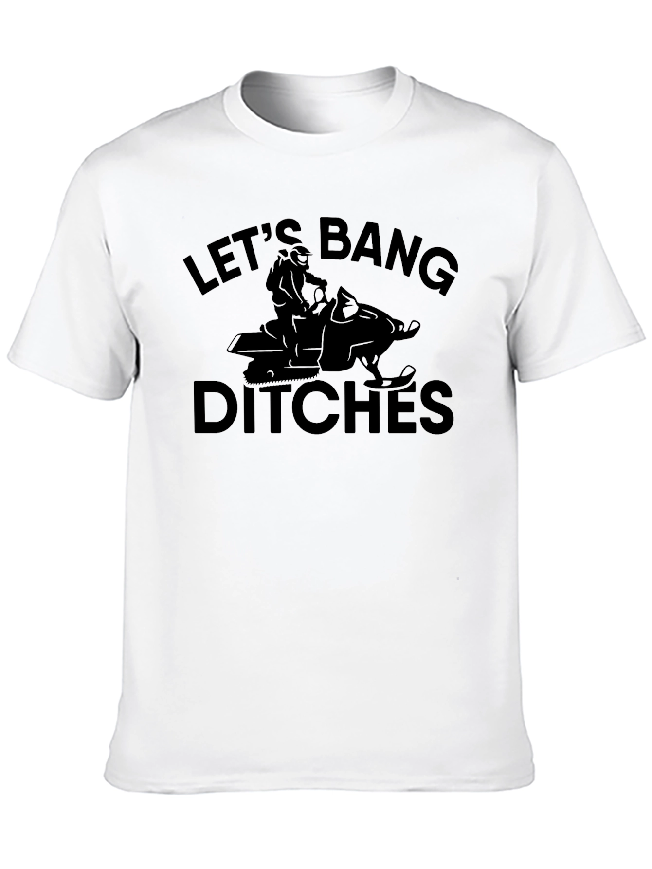 Black Let's Bang Ditches Graphic T-Shirt view 10