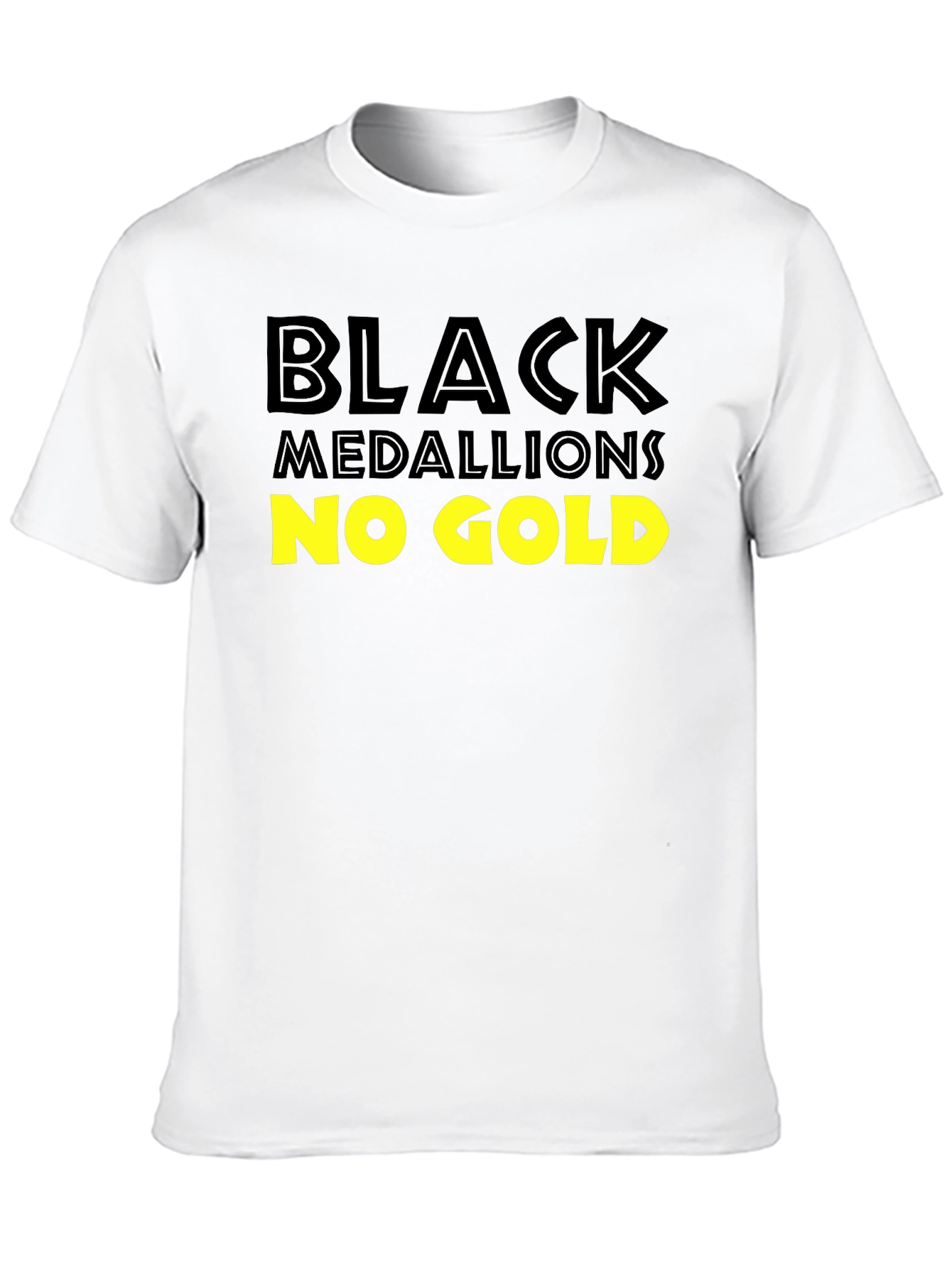 Black Black Medallions No Gold T-Shirt view 10