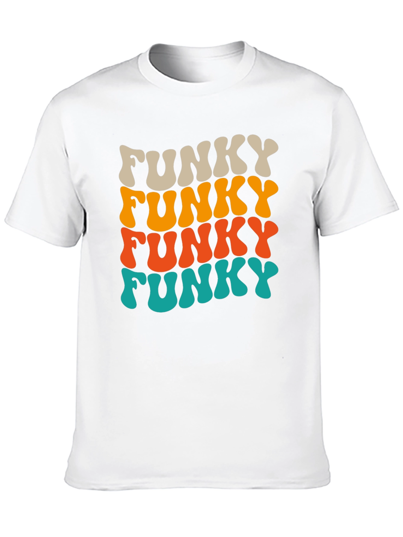 Black Funky Retro Style Graphic T-Shirt view 10