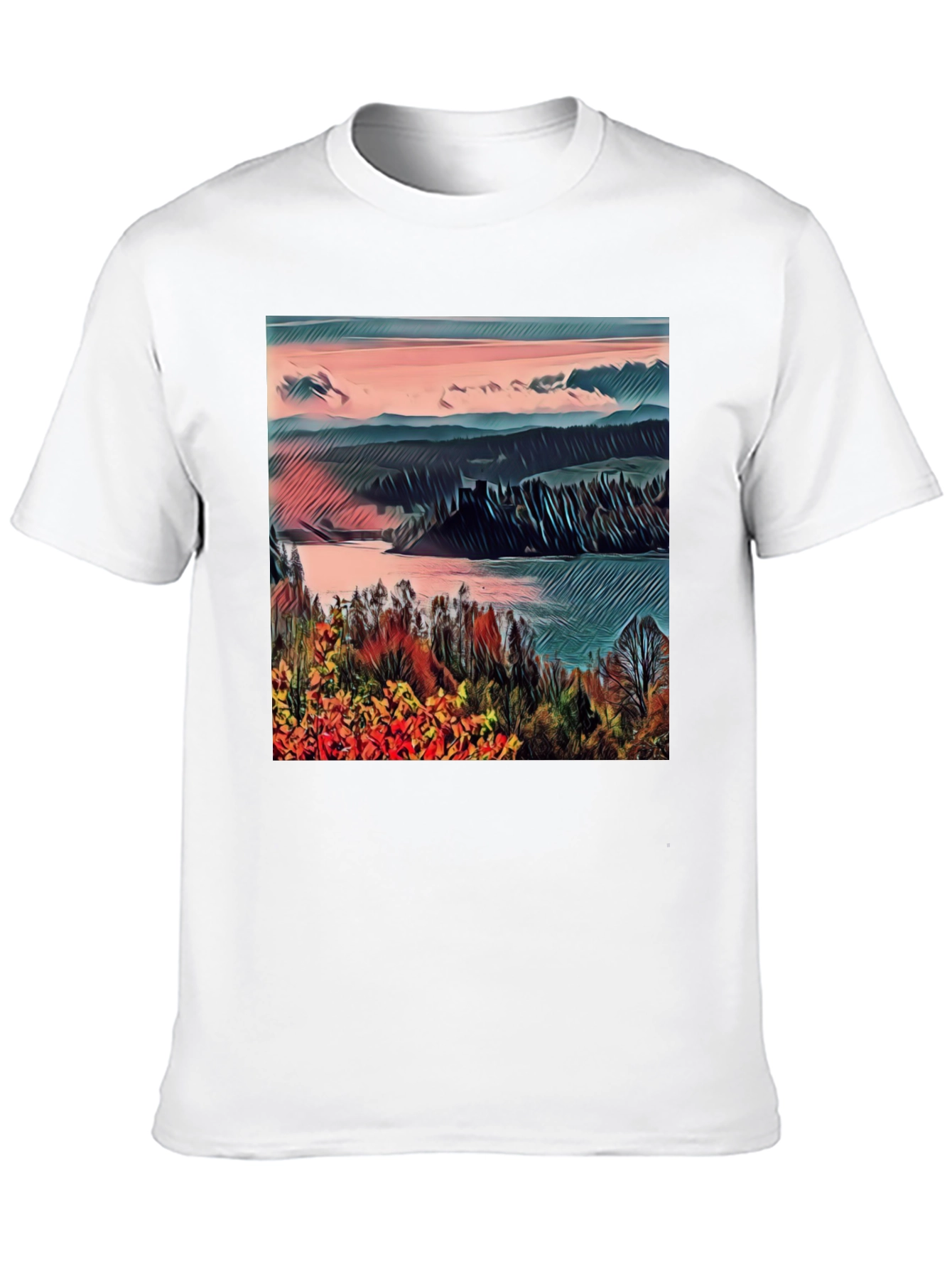Scenic Landscape Graphic Tee - 10