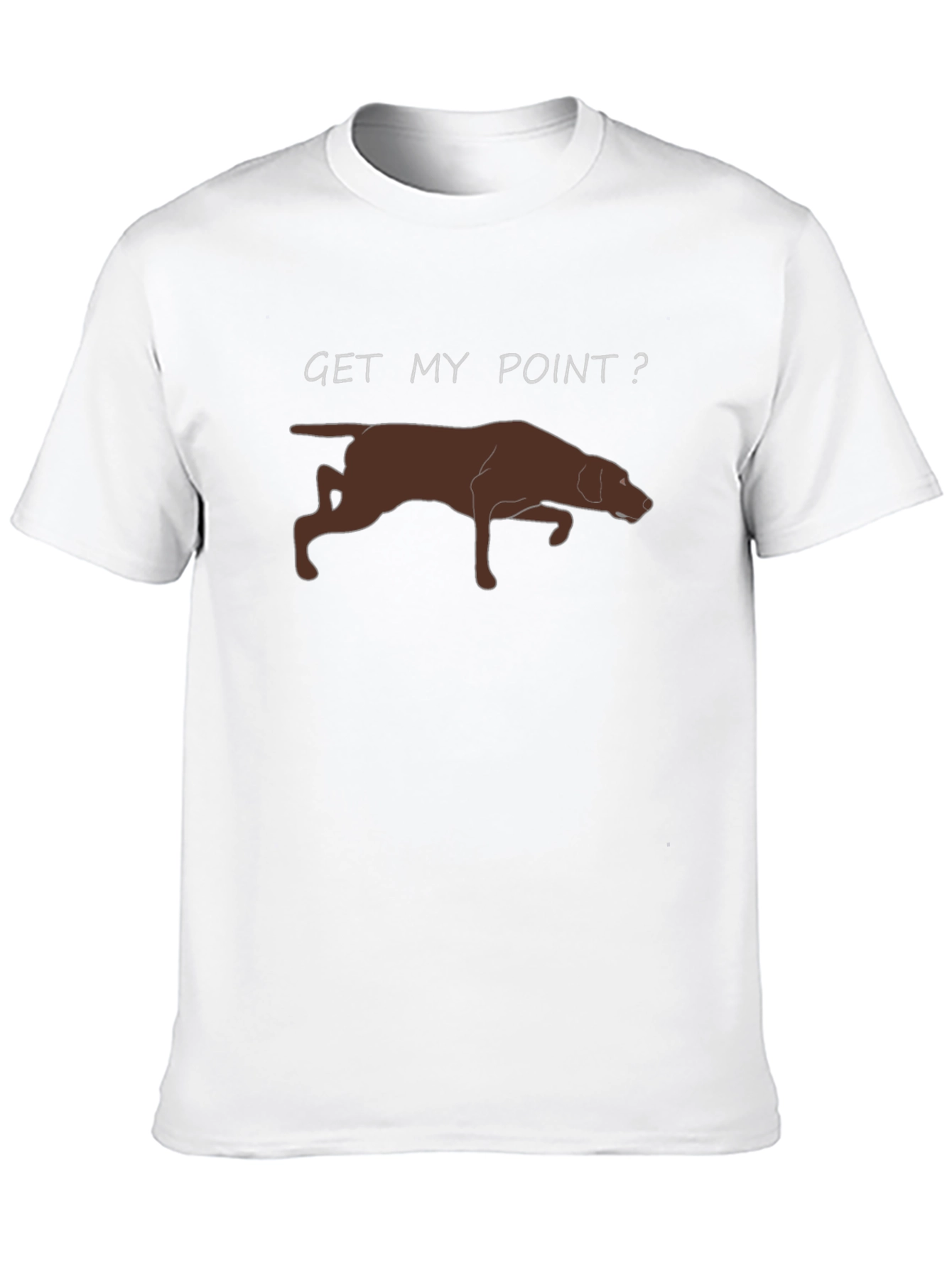 Black Get My Point? Dog Pointer T-Shirt view 10