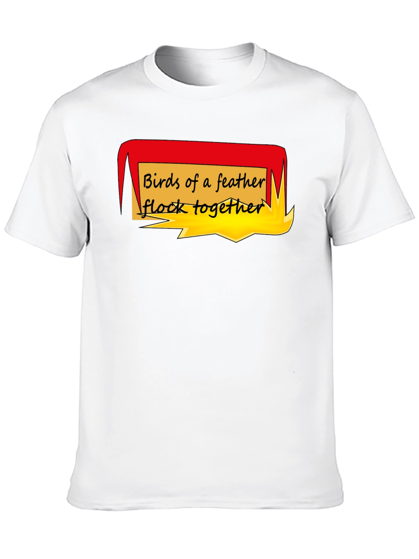 Black Birds of a Feather T-Shirt - Black Crew Neck view 10