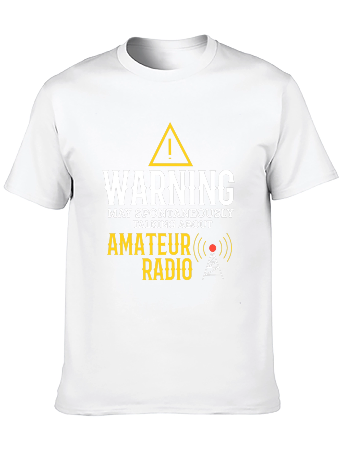 Black Warning: Amateur Radio T-Shirt - Funny Ham Radio Operator Tee view 10