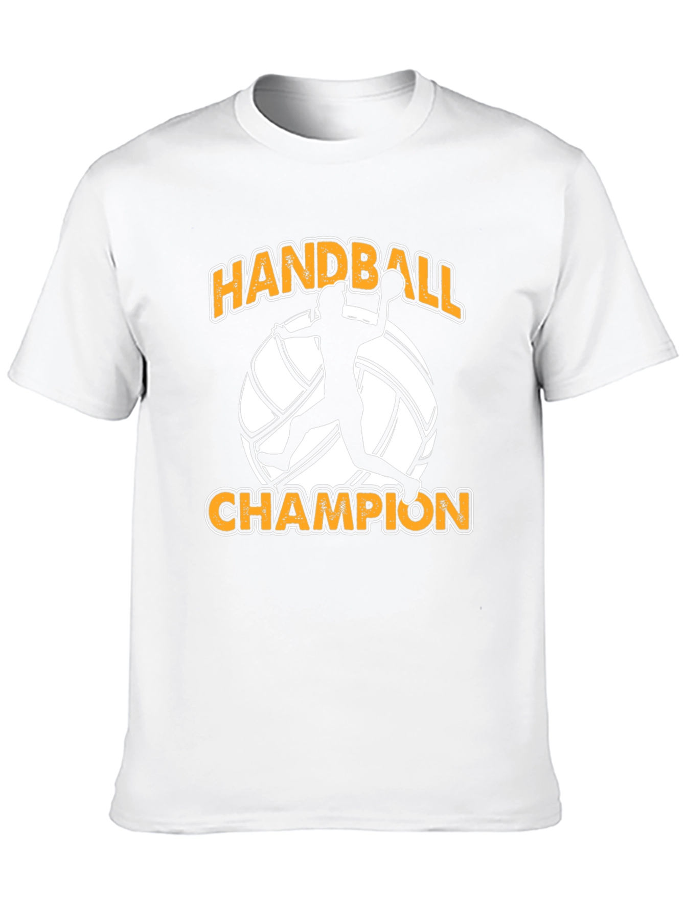 Black Handball Champion Black T-Shirt for Sports Fans view 10