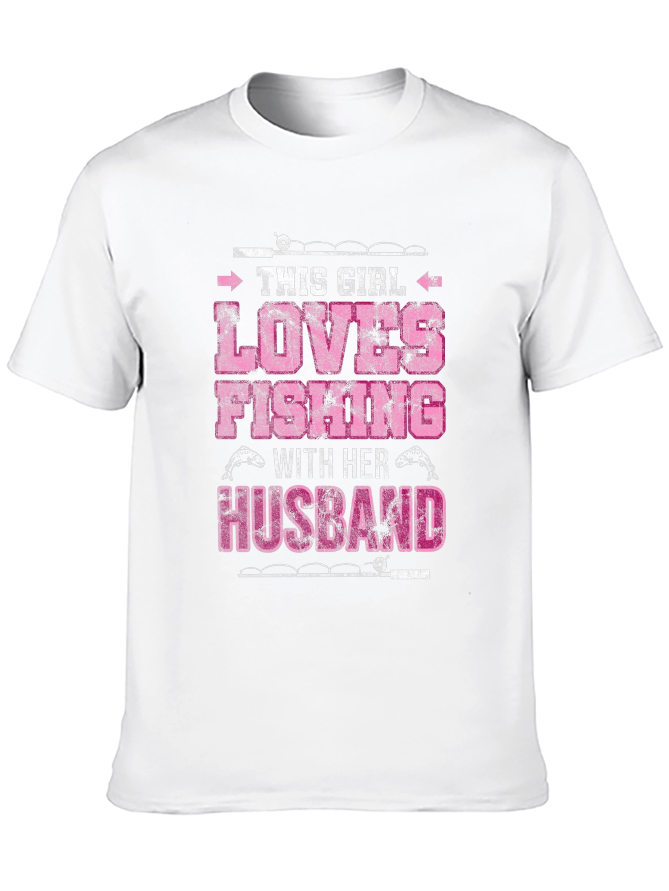 Black Fishing Lover T-Shirt - Wife Gift view 10