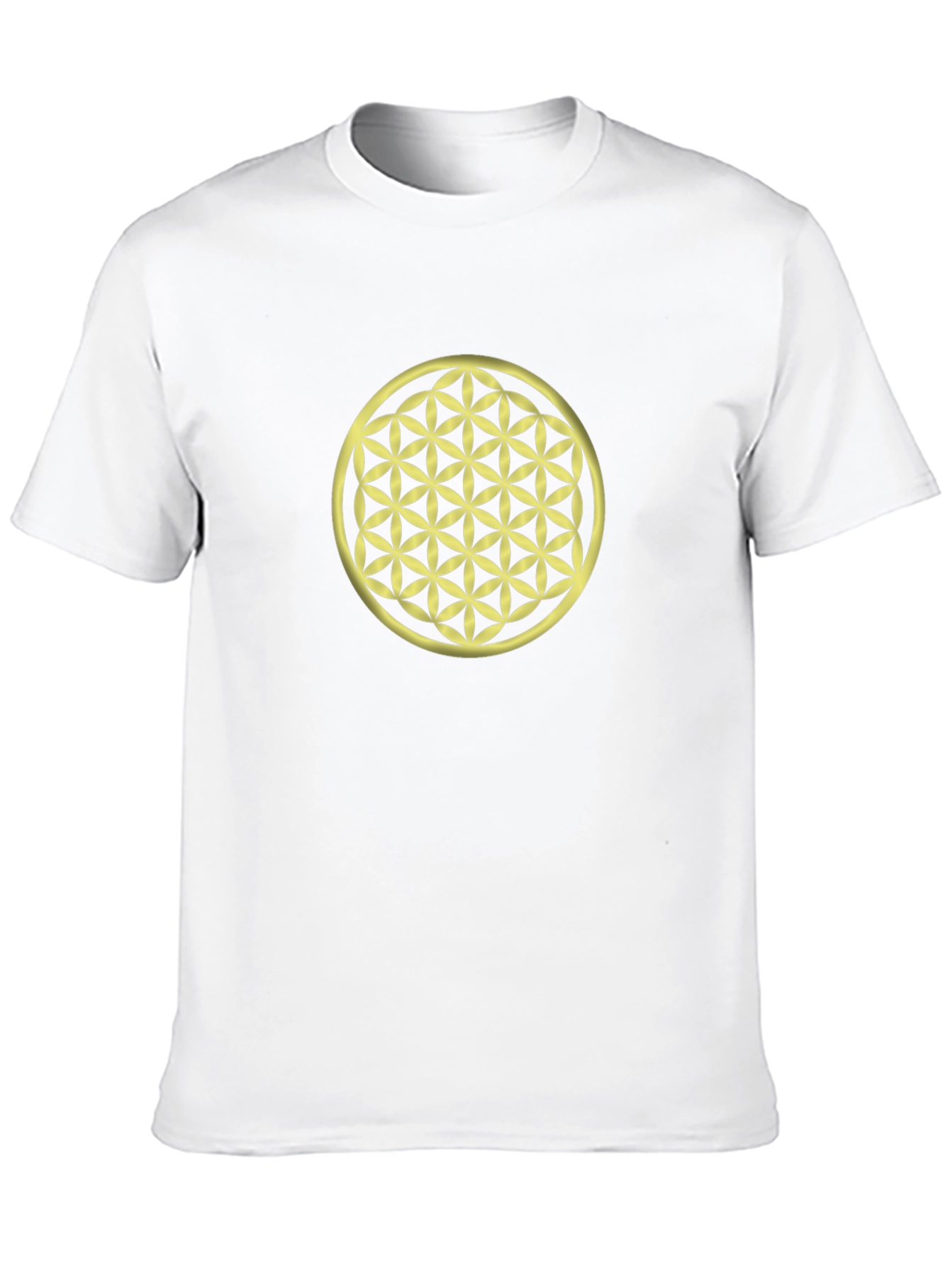 Black Flower of Life Graphic Tee - Black view 10
