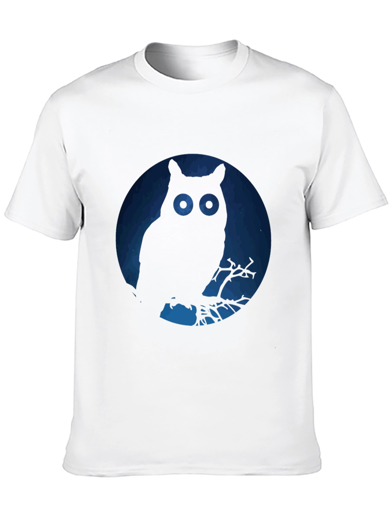 Black Owl Silhouette Graphic T-Shirt view 10
