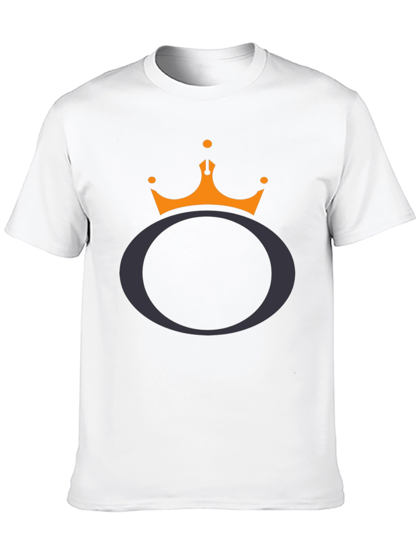 Black King Crown Letter O Black Tee view 10