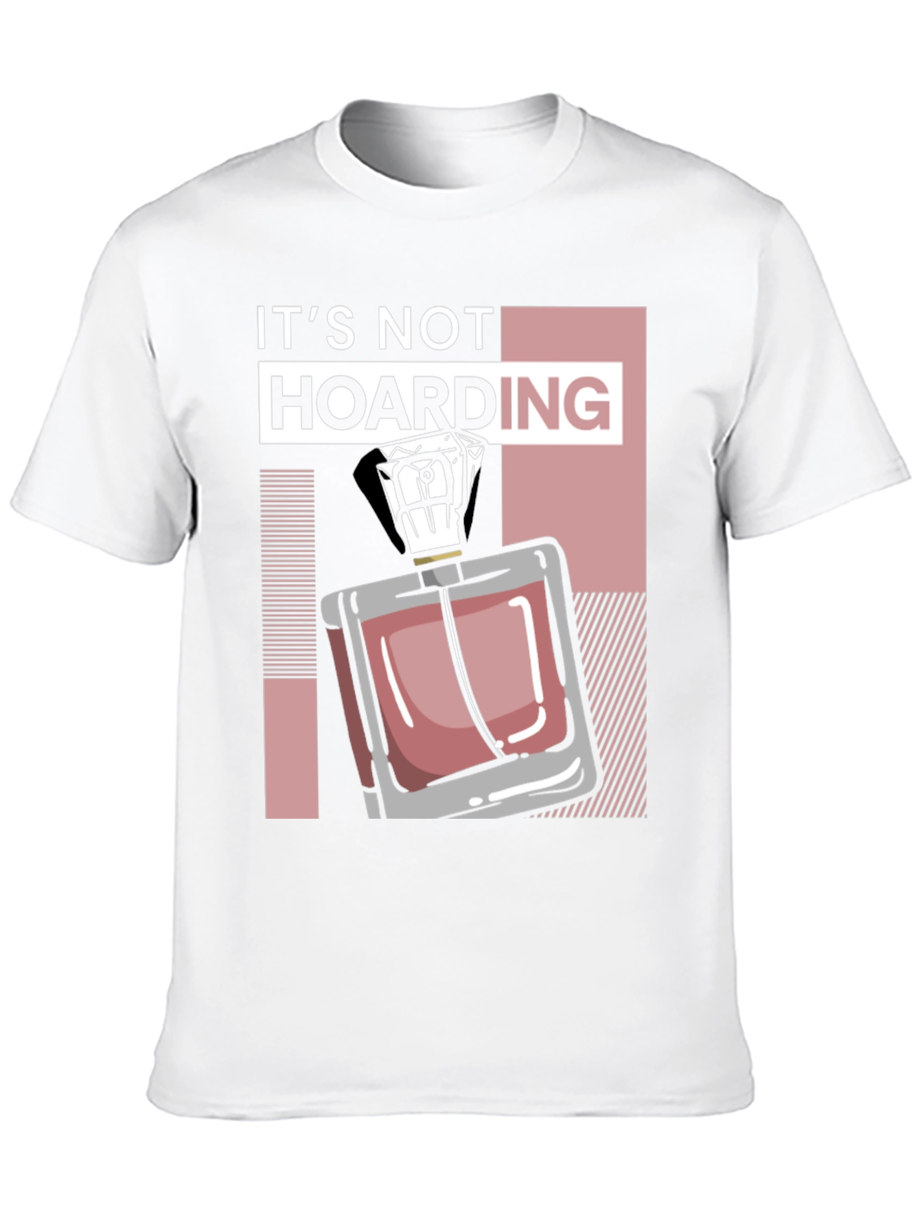 Black It's Not Hoarding Perfume Black T-Shirt view 10