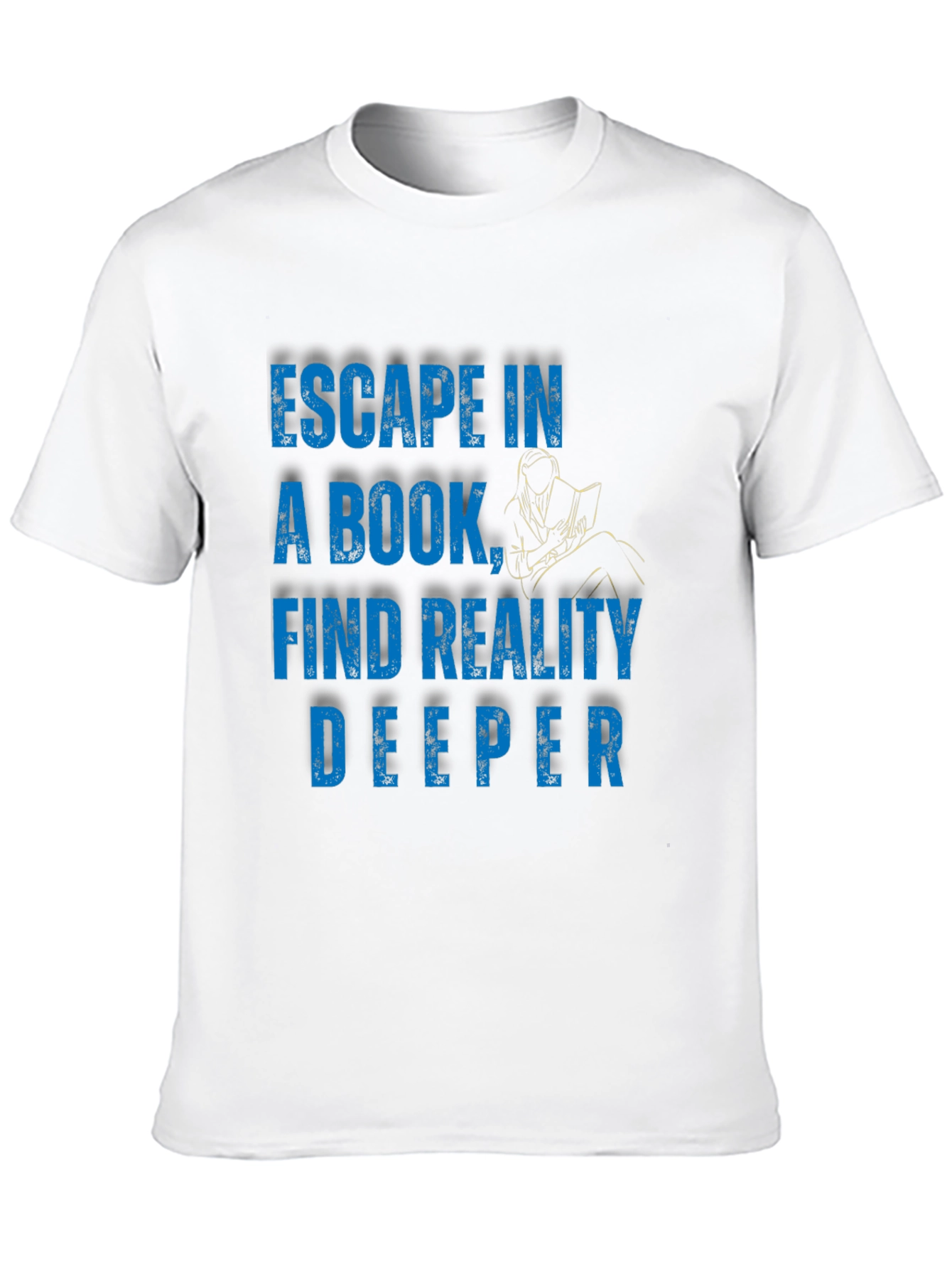 Black Escape in a Book T-Shirt - Reader's Delight view 10