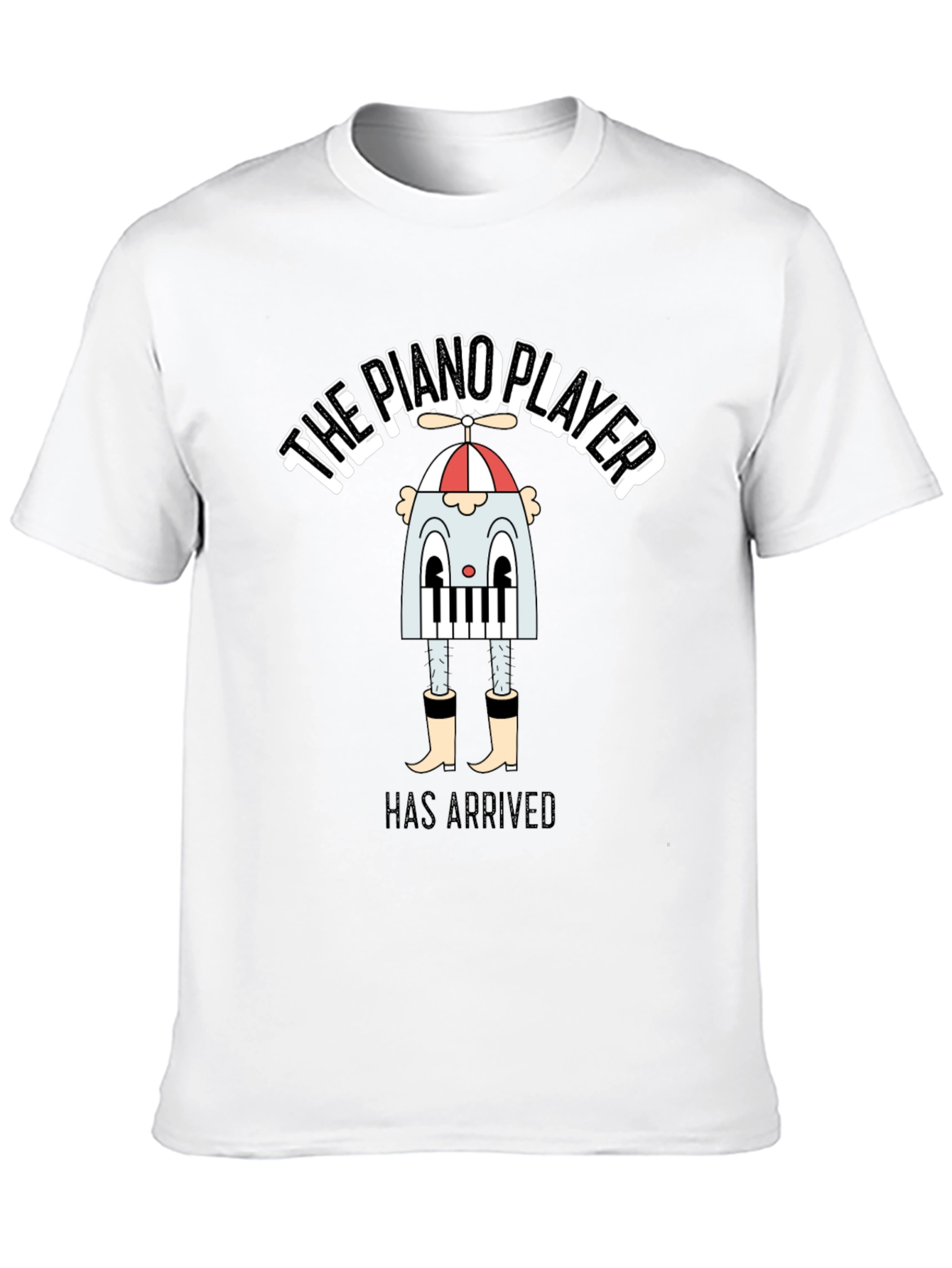 Black The Piano Player Has Arrived T-Shirt view 10