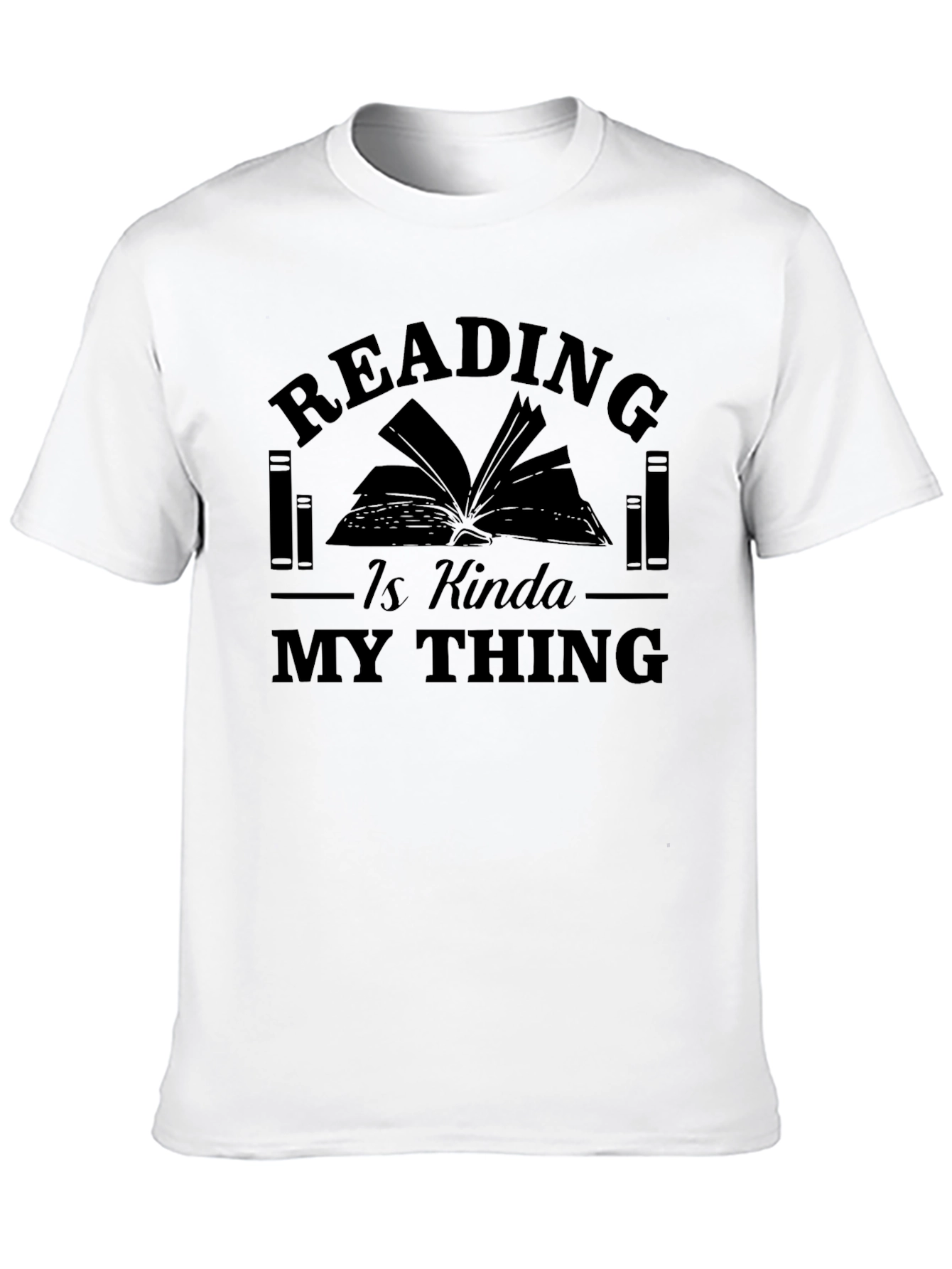 Black Reading Is Kinda My Thing T-Shirt view 10