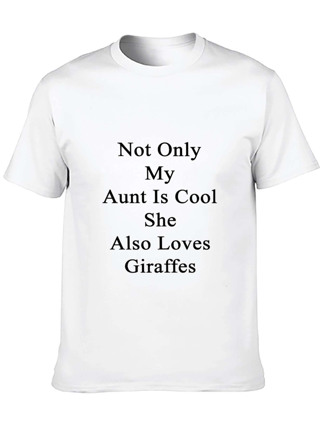 Black Cool Aunt Giraffe Lover T-Shirt view 10