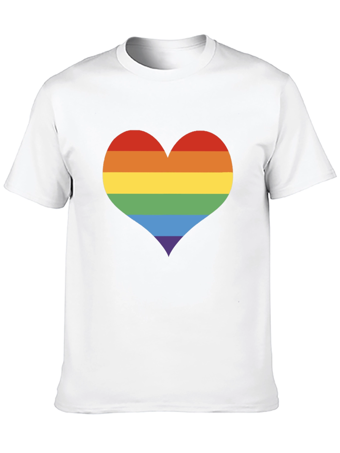 Black Pride Heart Graphic Tee - Black Cotton T-Shirt view 10