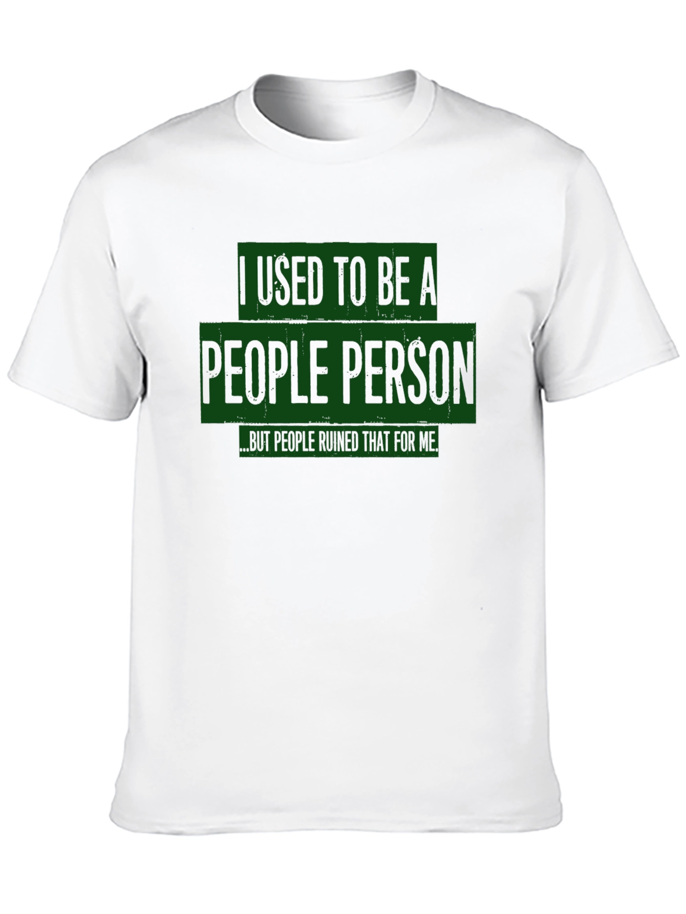 Black I Used to Be a People Person T-Shirt view 10