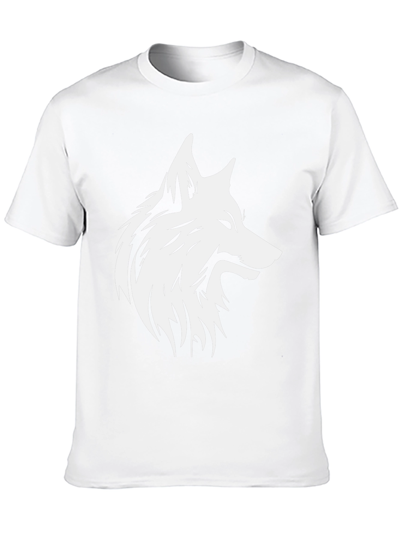 Black Wolf Graphic Black T-Shirt view 10